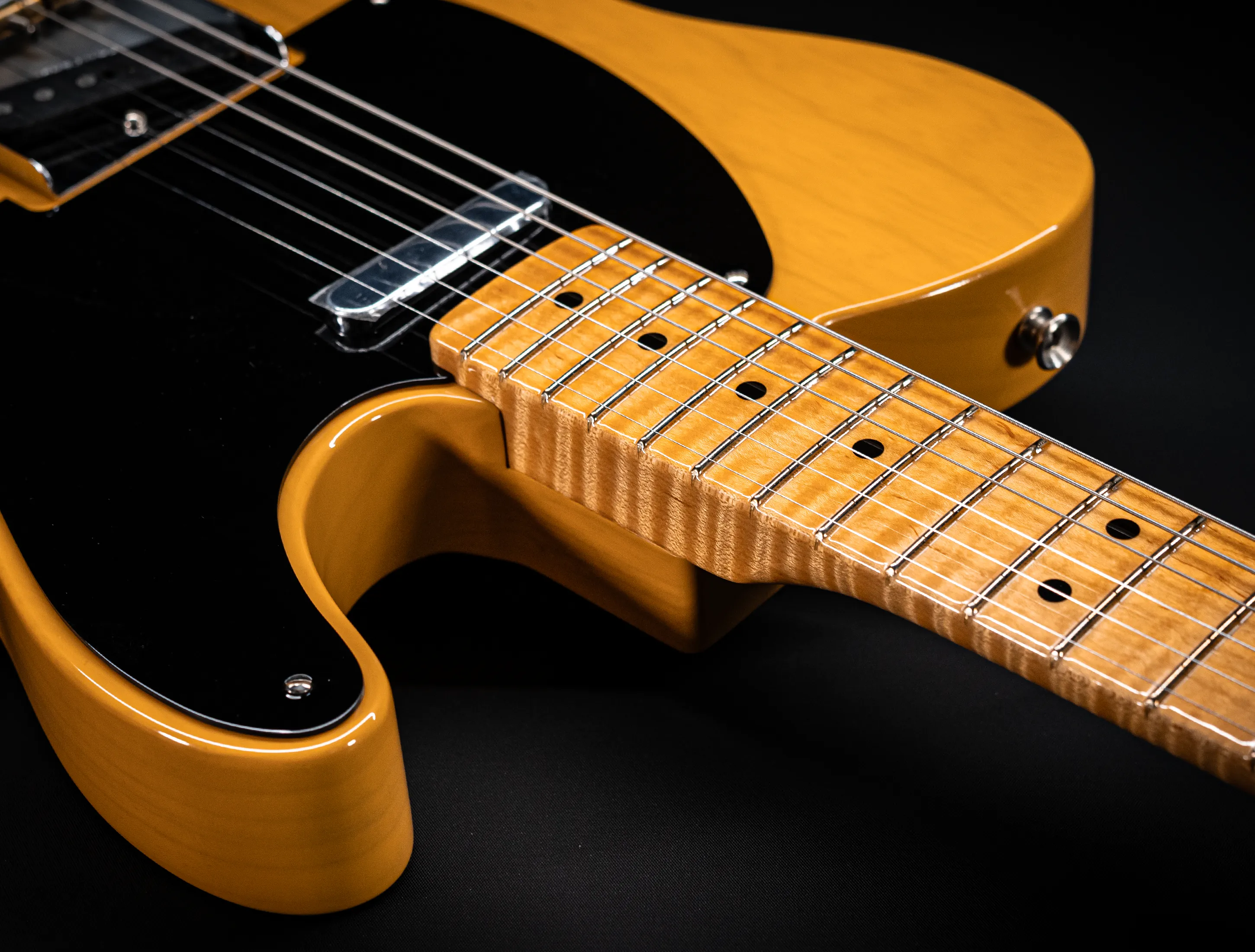Fender MBD 1952 Telecaster GLOSS NOS flame Neck - Butterscotch Blonde