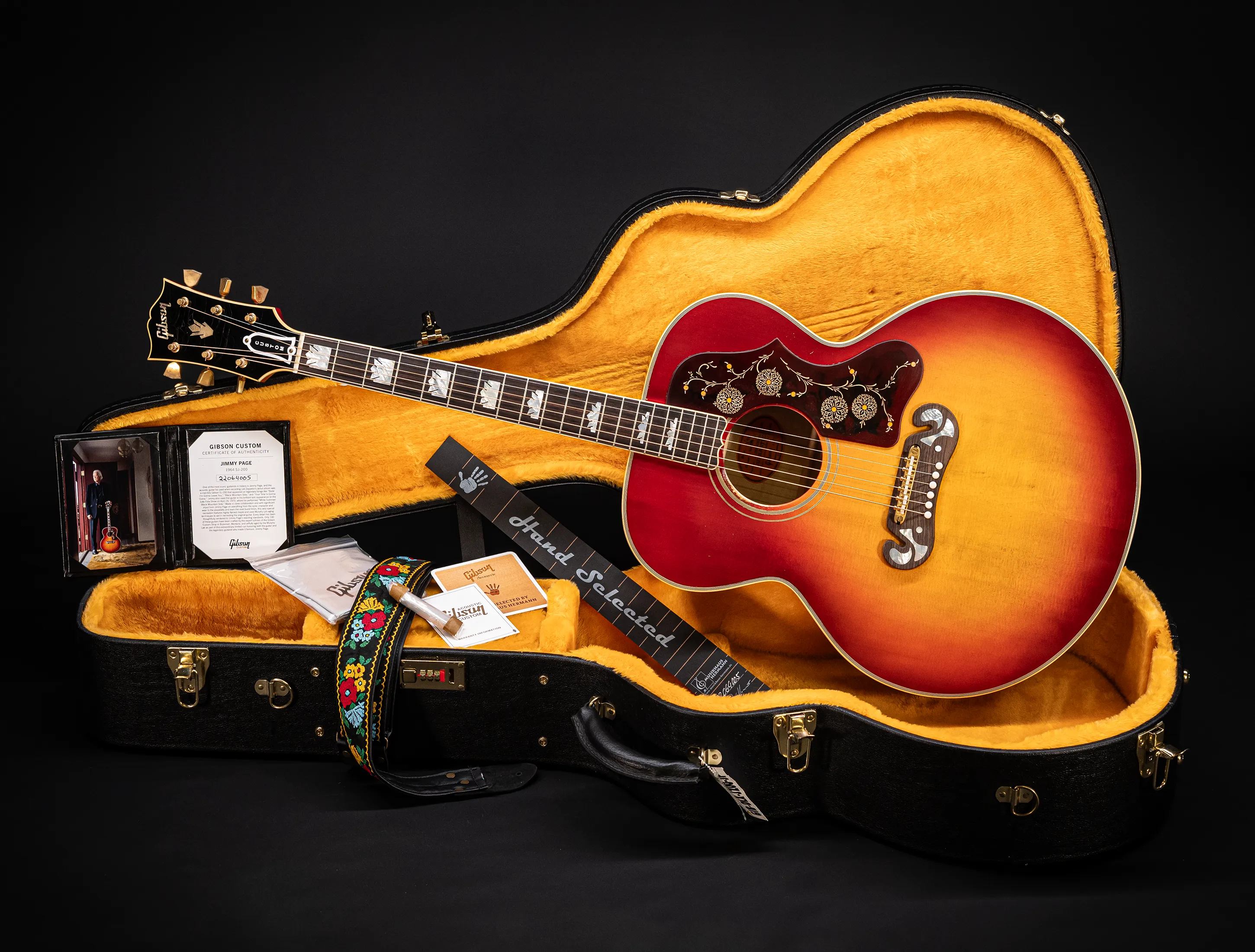a171994 Gibson Jimmy Page 1964 SJ200 Signed - Musikhaus Hermann