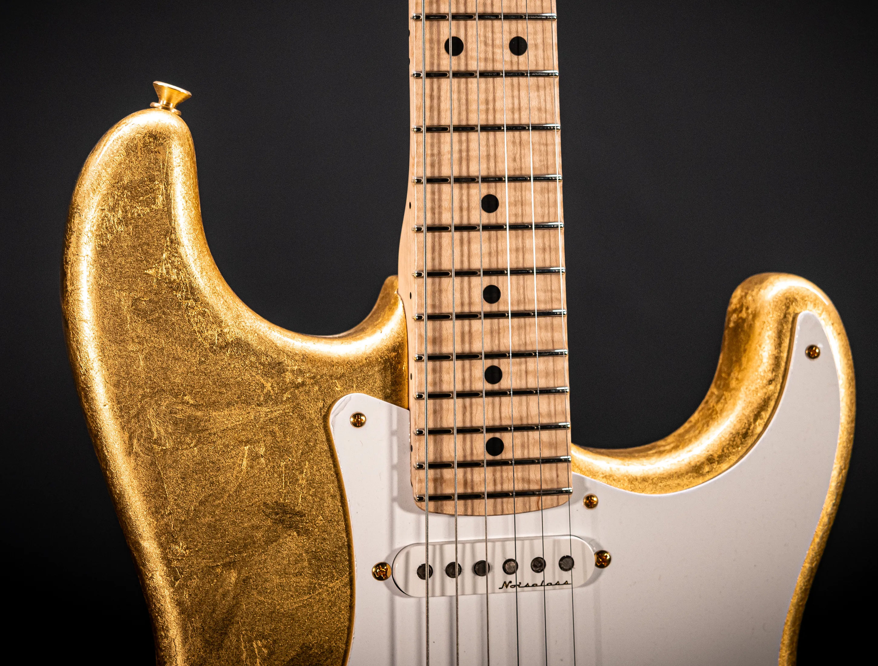 a165194 Fender Masterbuilt Todd Krause GOLD LEAF Eric Clapton Stratocaster - 24 Karat Gold