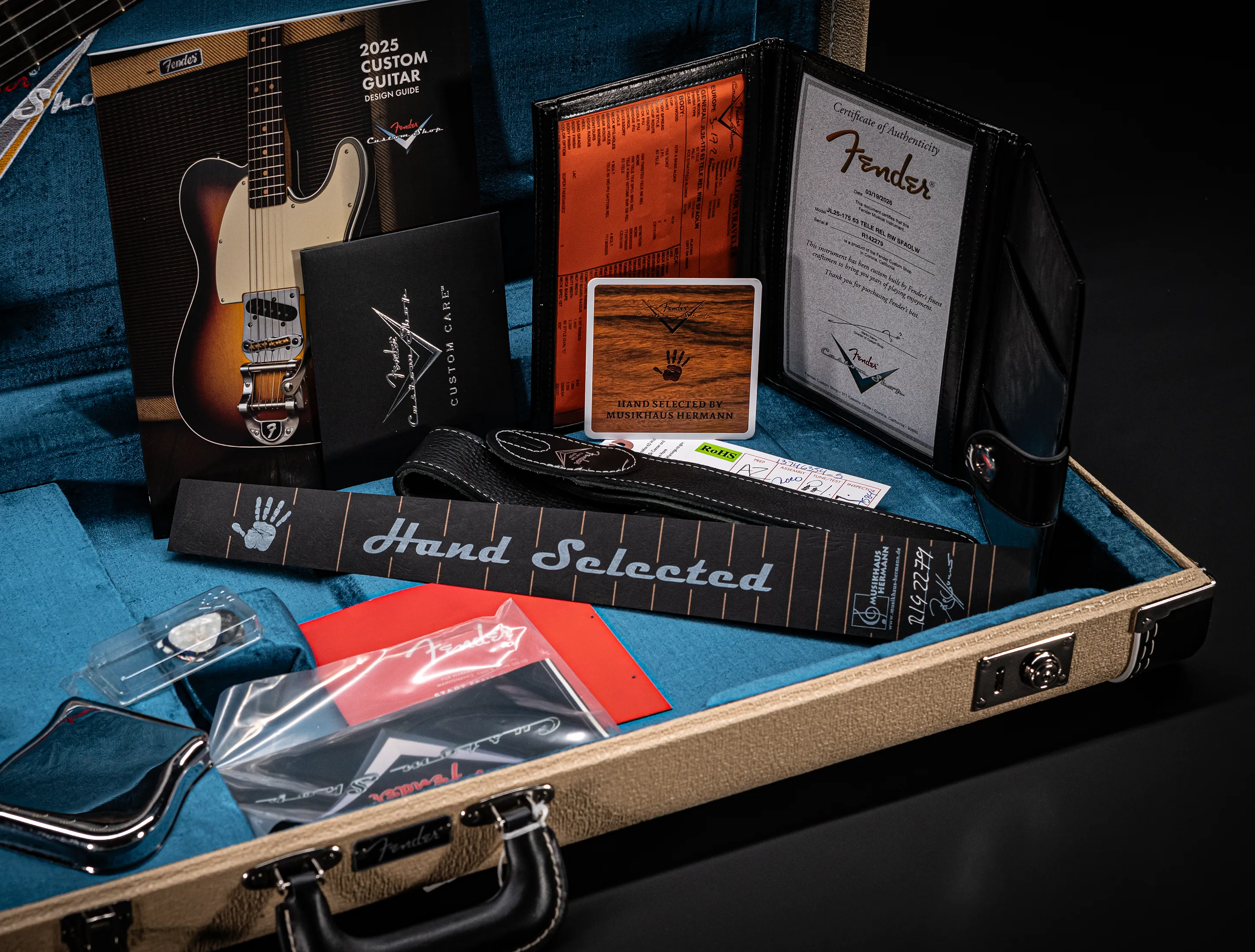 Fender MBD 1963 Telecaster Relic - Olympic White