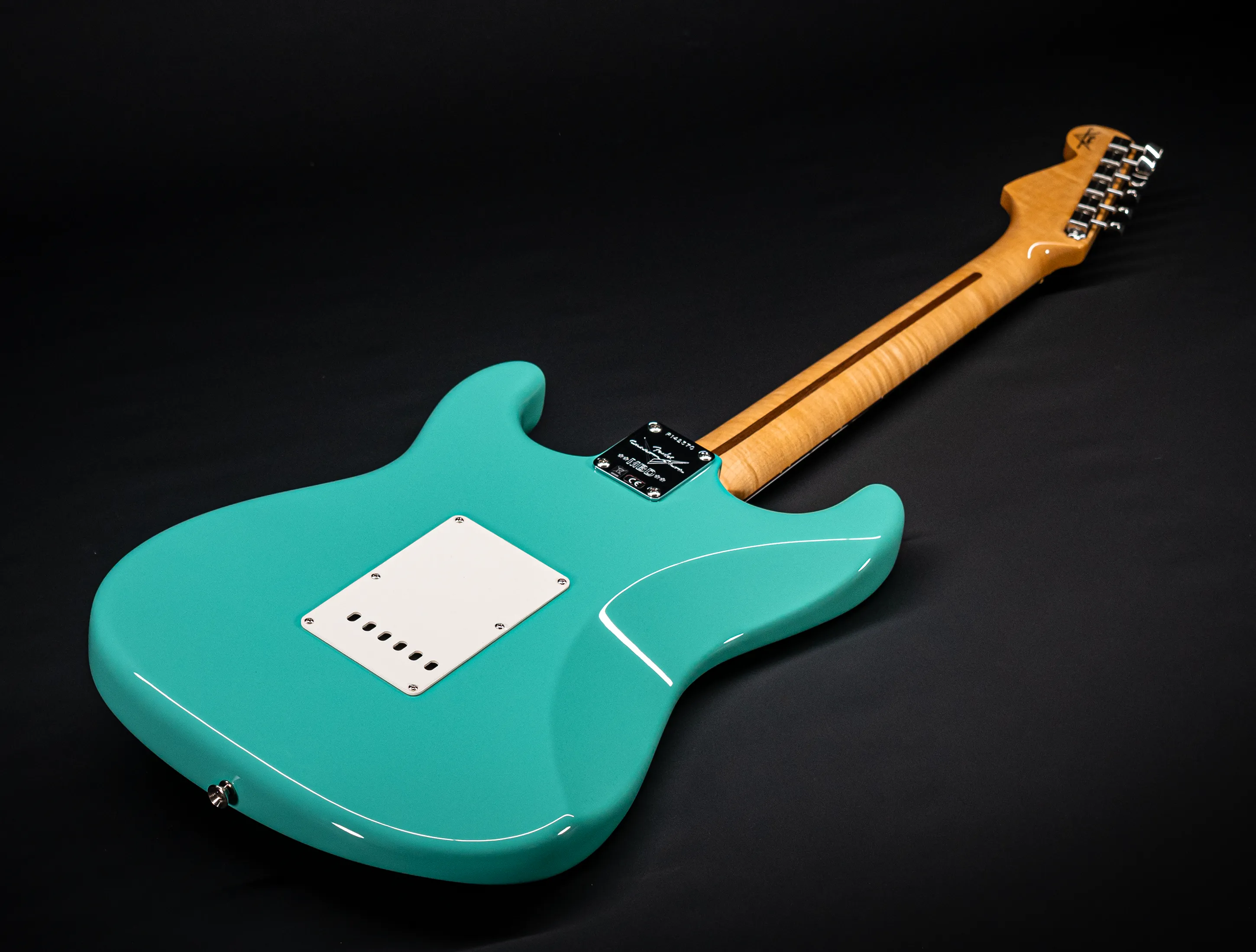 Fender MBD 1963 Stratocaster GLOSS NOS flame Neck - Sea Foam Green