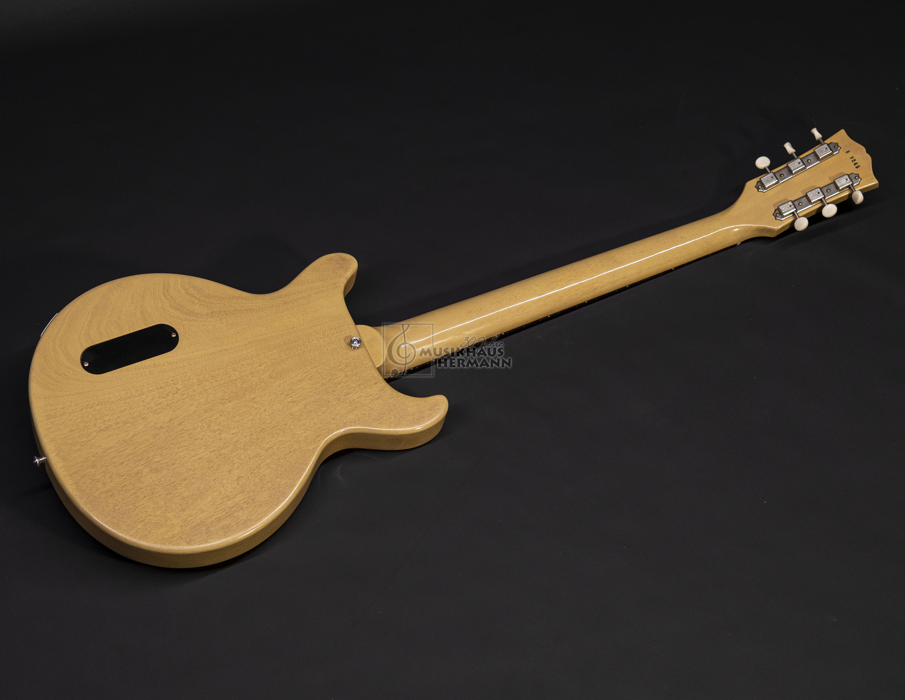 Galerie anzeigen (13 Bilder) a8-4970 gibson-les-paul-junior-1958-double-cut-tv-yellow