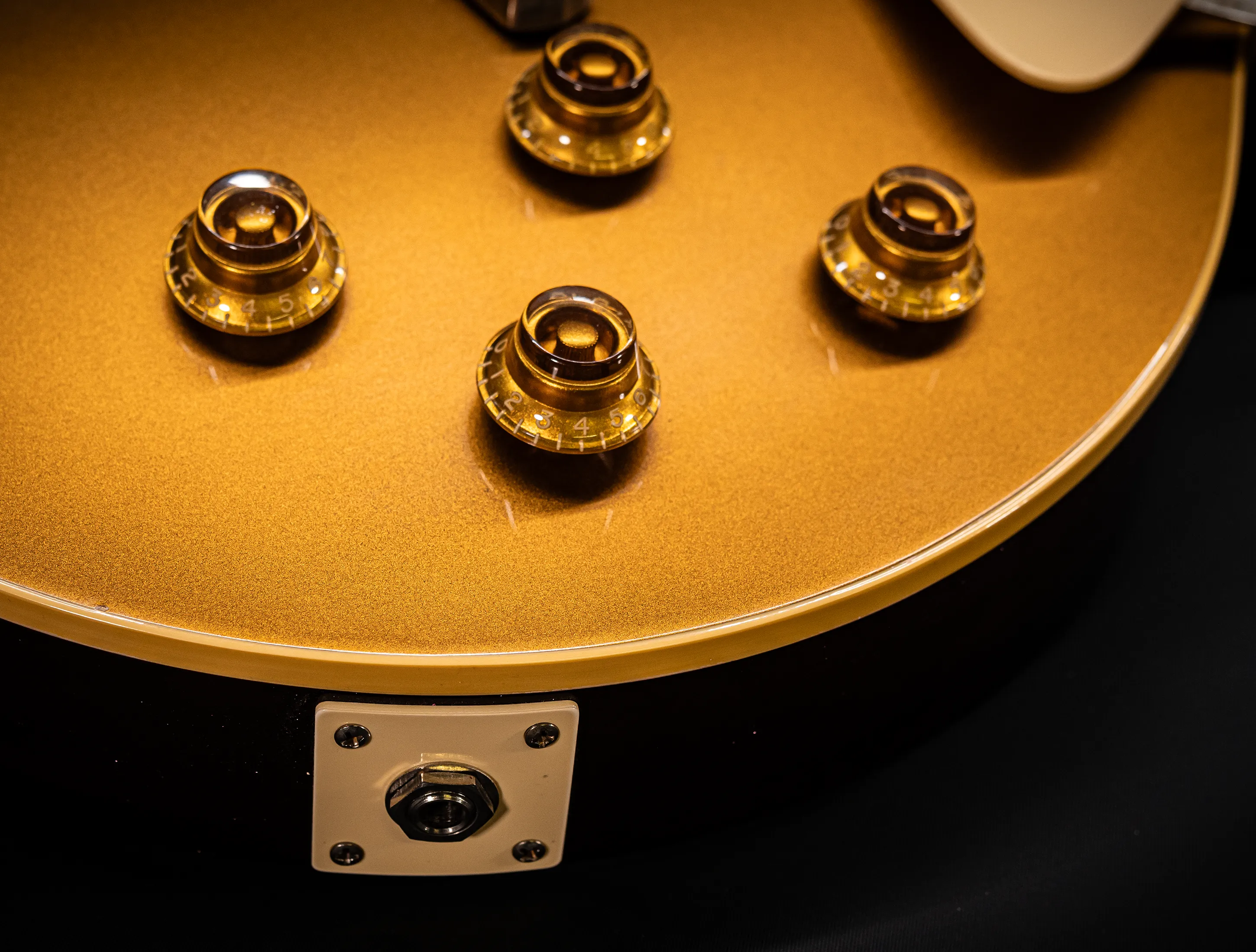 a171489 Gibson Les Paul 1957 Goldtop Darkback VOS Musikhaus-Hermann