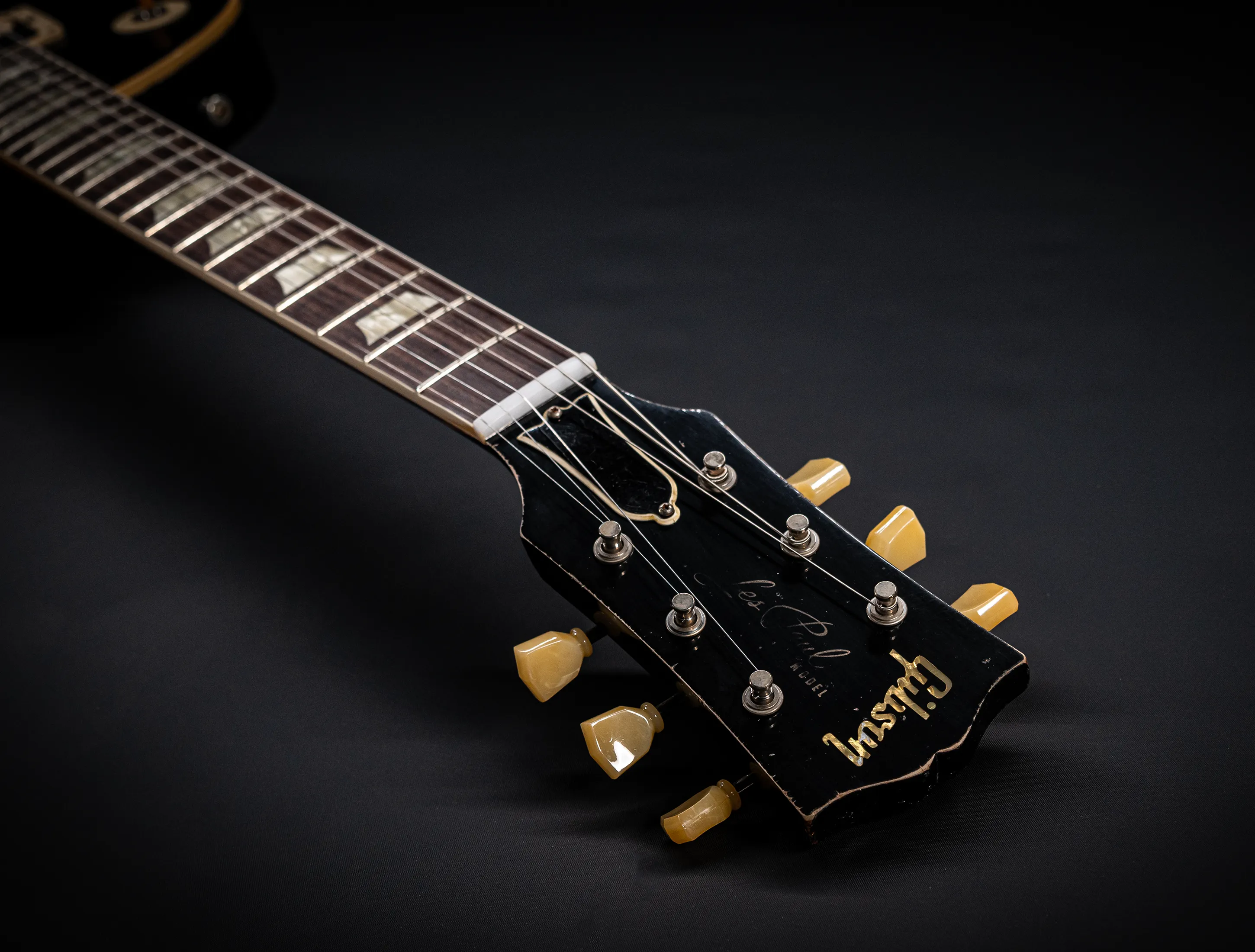 Gibson Les Paul 1958 Standard Murphy Lab Heavy Aged - Factory Black
