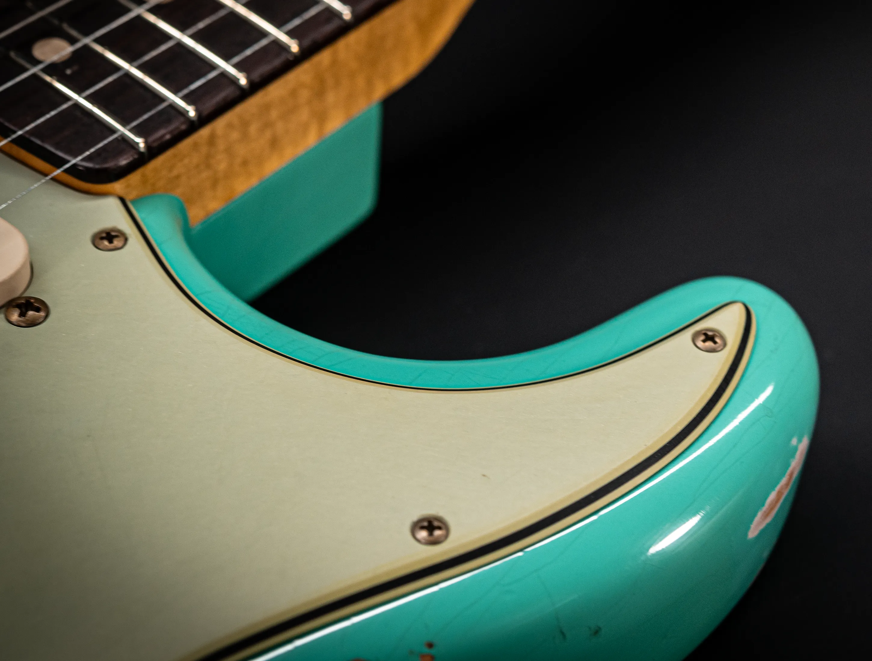 Fender MBD 1963 Stratocaster Relic - Aged Sea Foam Green
