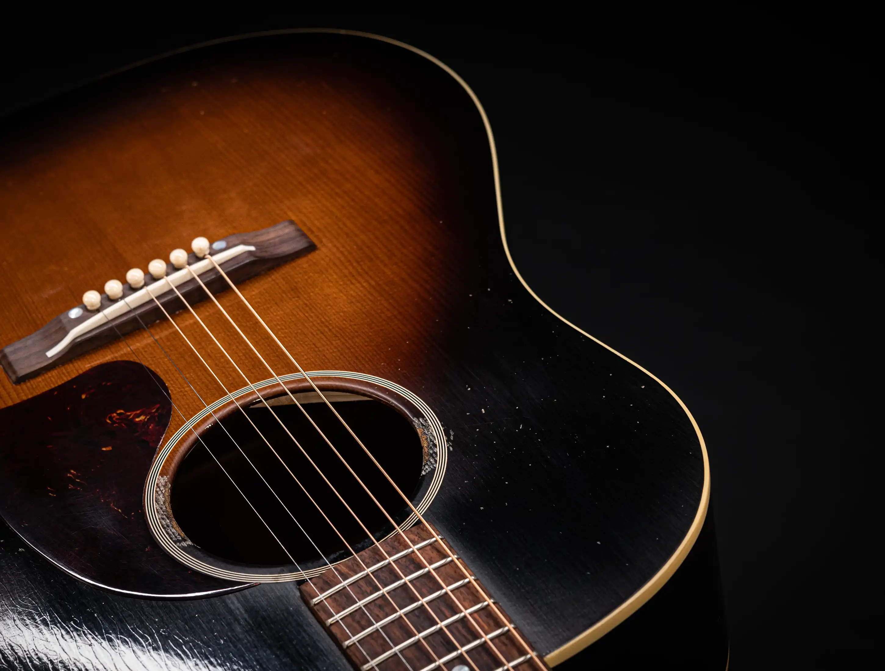 a155313 Gibson J-45 1942 Banner Vintage Sunburst Murphy Lab Light Aged