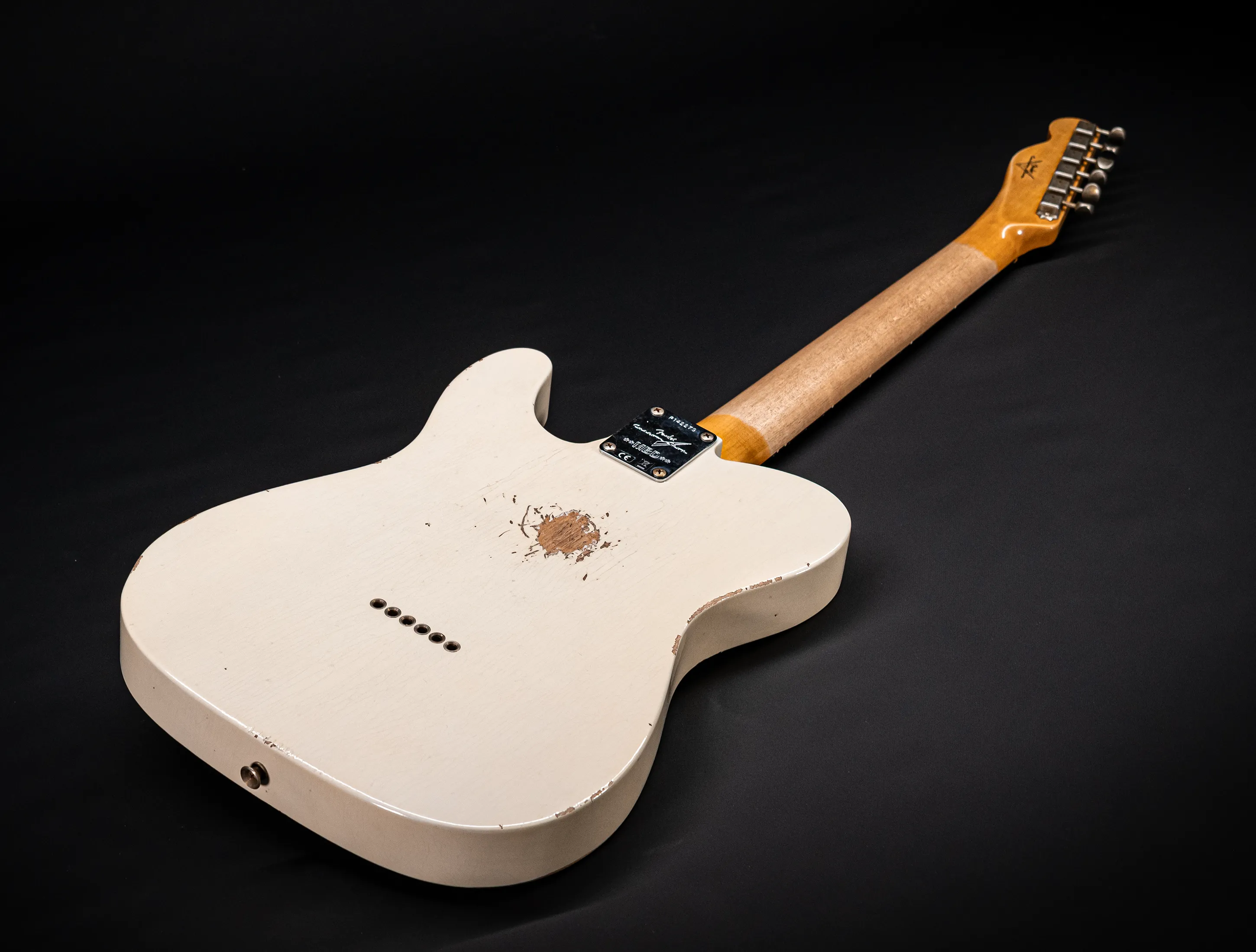 Fender MBD 1963 Telecaster Relic - Olympic White