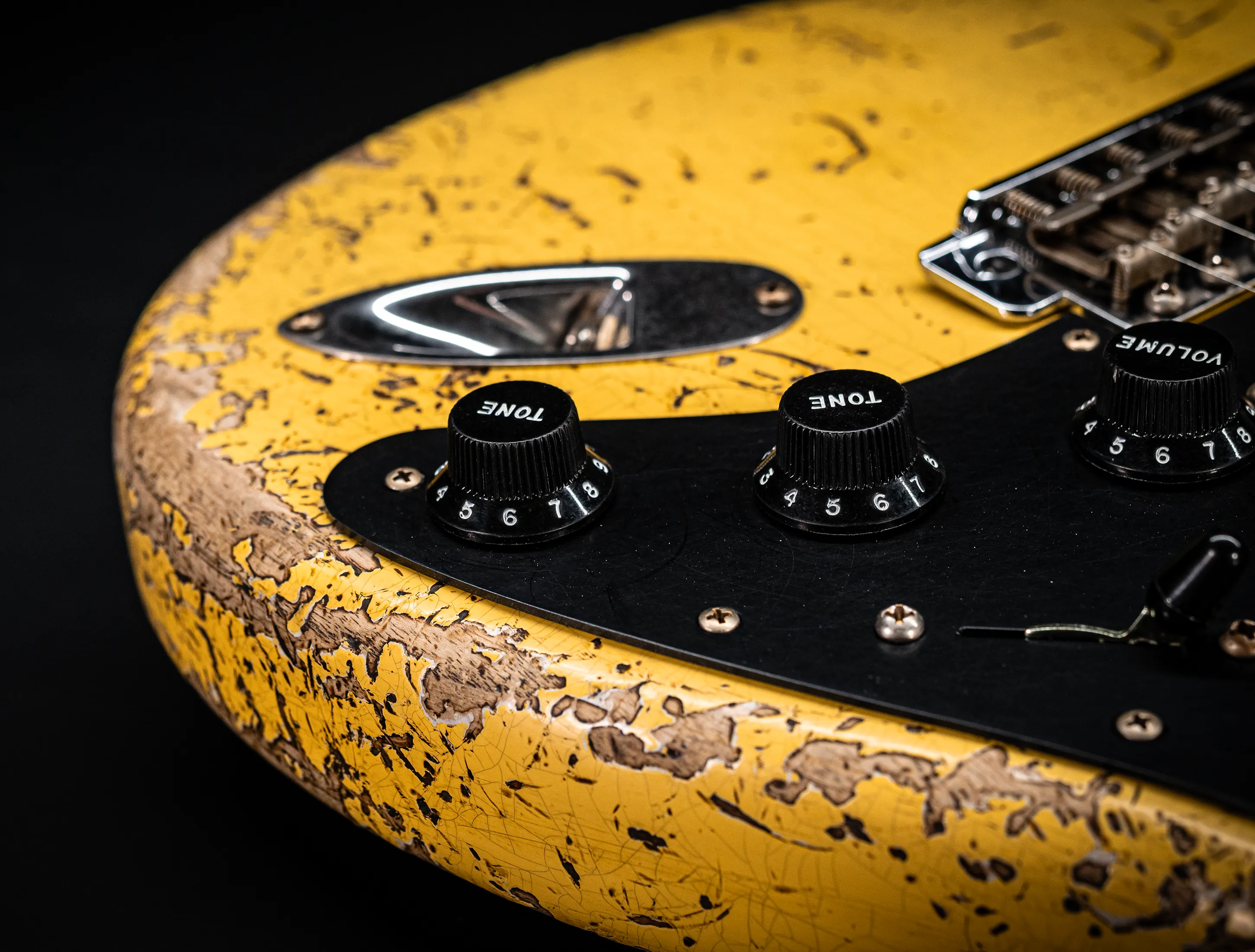 Fender MBD II 1962 Stratocaster MIDAS Super Heavy Relic - ASH Body Graffity Yellow