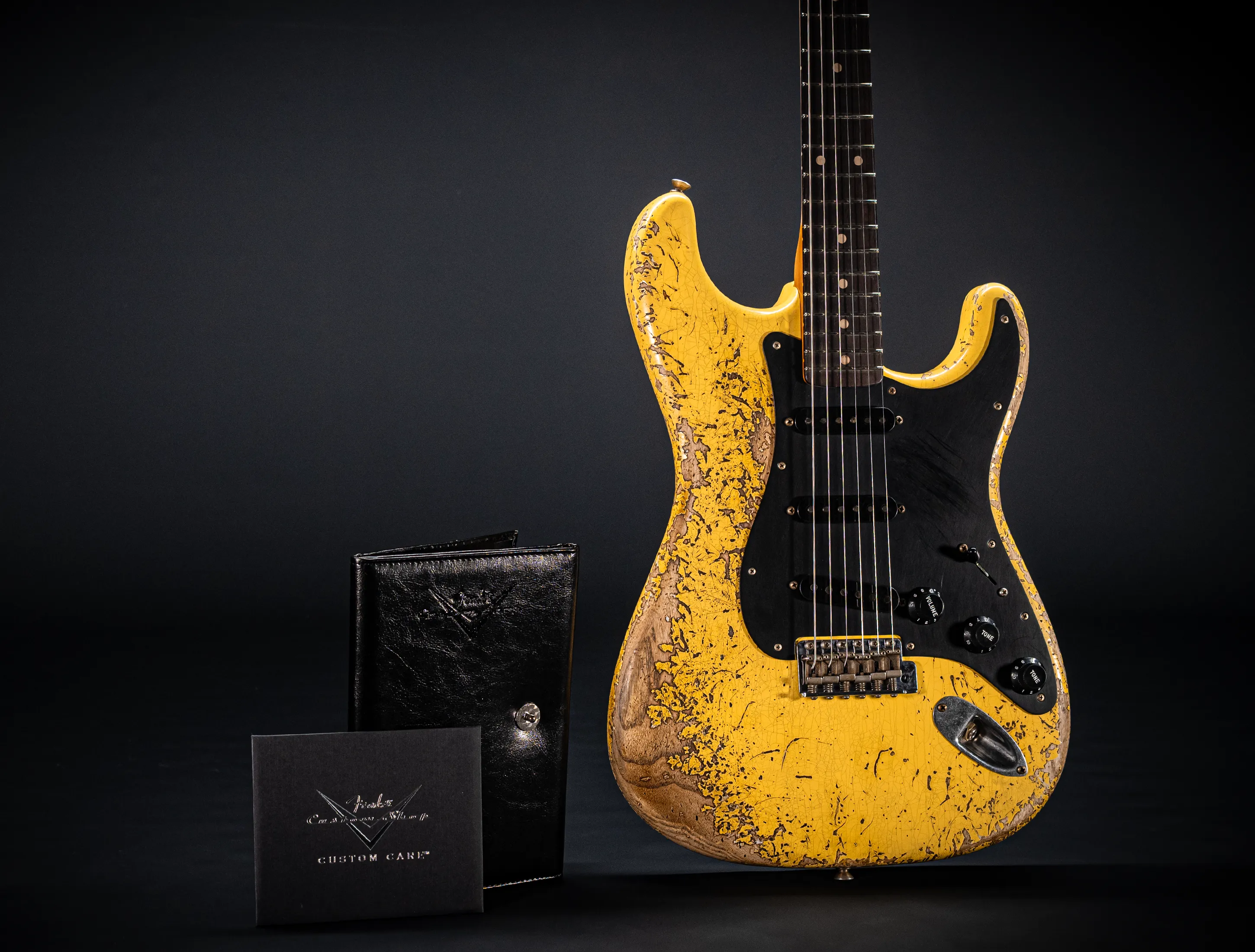 Fender MBD II 1962 Stratocaster MIDAS Super Heavy Relic - ASH Body Graffity Yellow