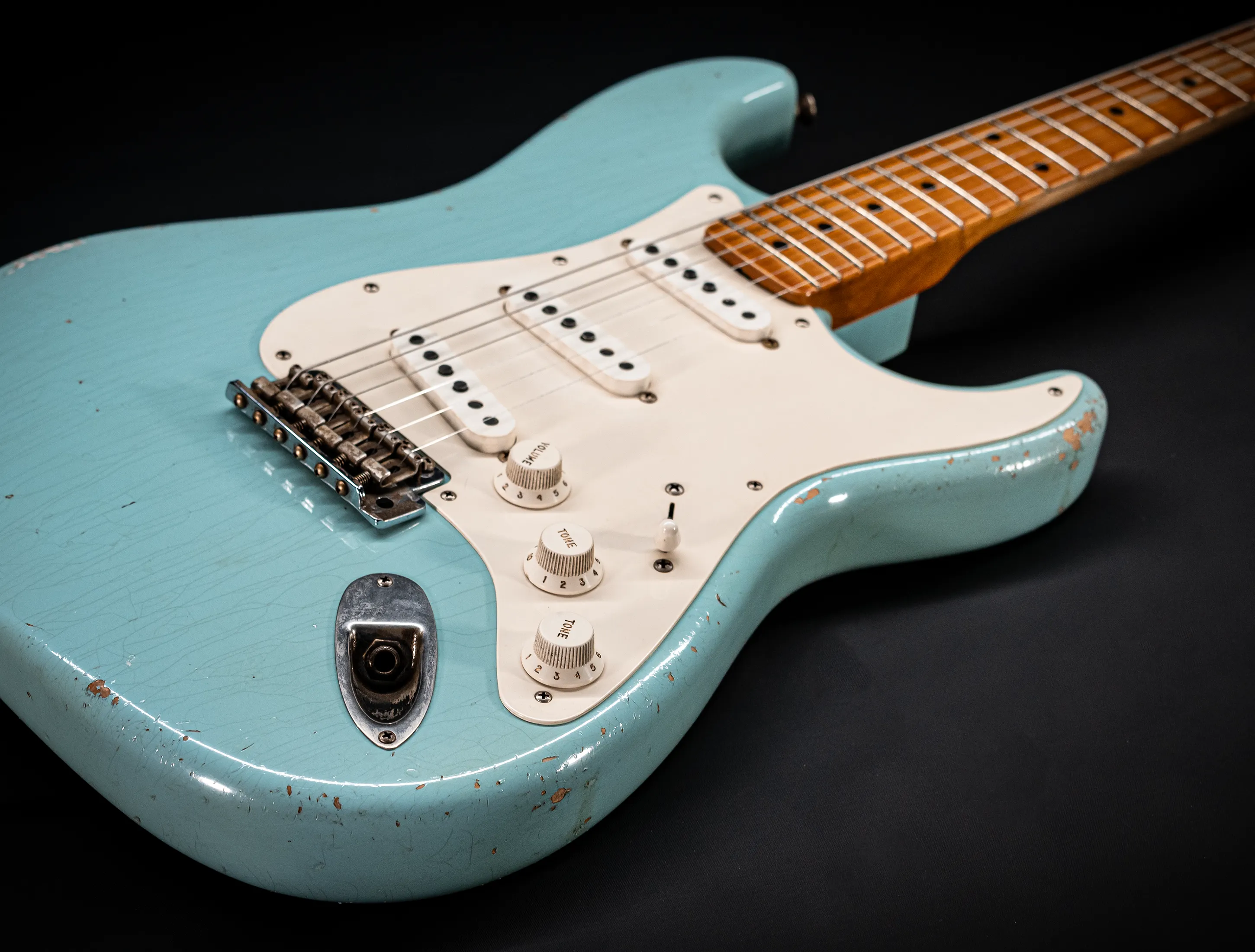 Fender Senior Masterbuilt Todd Krause 1957 Stratocaster Relic - Daphne Blue