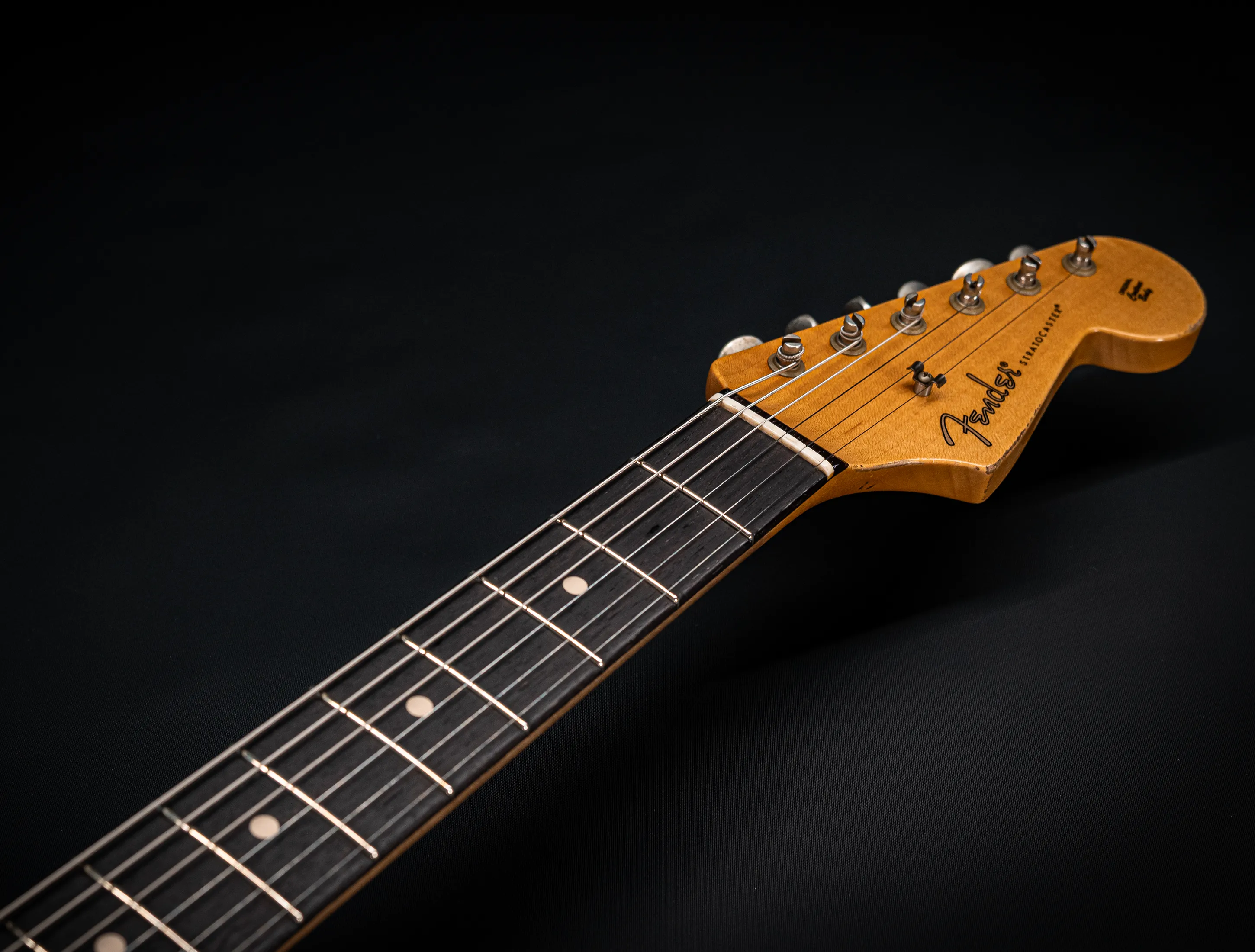 Fender Senior Masterbuilt Todd Krause 1963 Hardtail Humbucker Stratocaster Relic - Sunburst