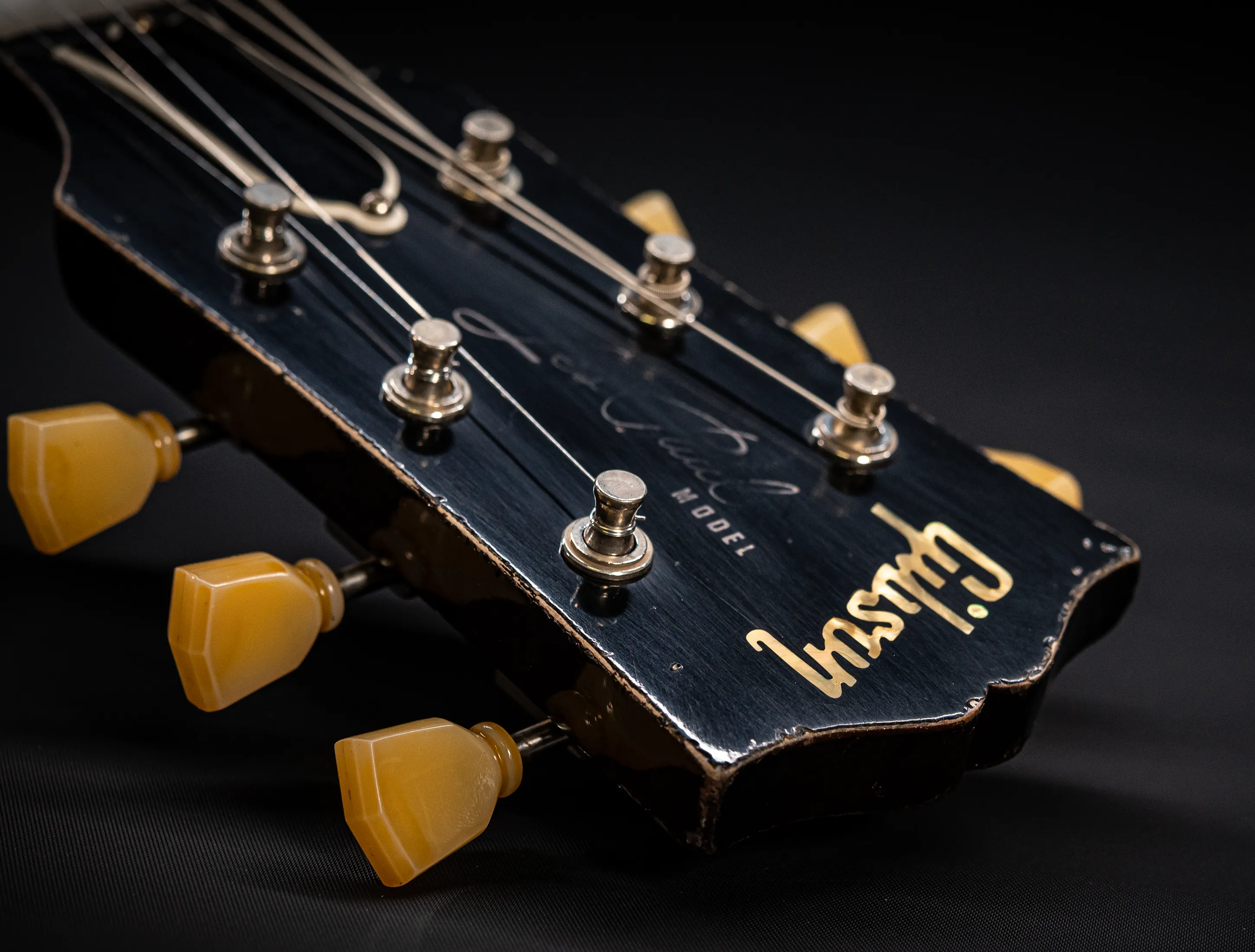 a173444 Gibson-Les-Paul-1958-Reissue-Murphy-Lab-Heavy-Aged-Factory-Special-Heroes-Greatest-Hits-Musikhaus-Hermann