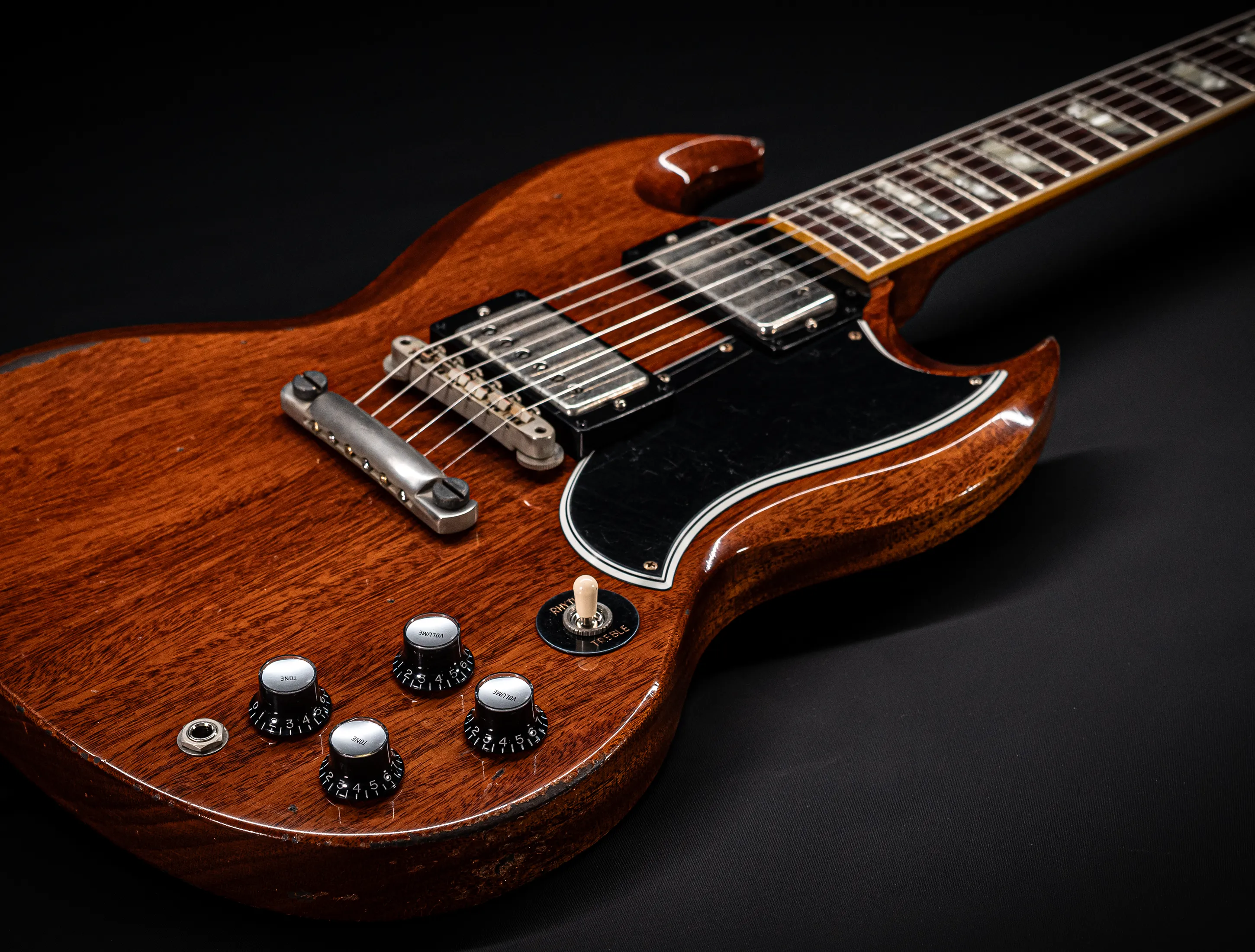 Gibson SG 1961 Standard Murphy Lab Heavy Aged Antique Faded Cherry