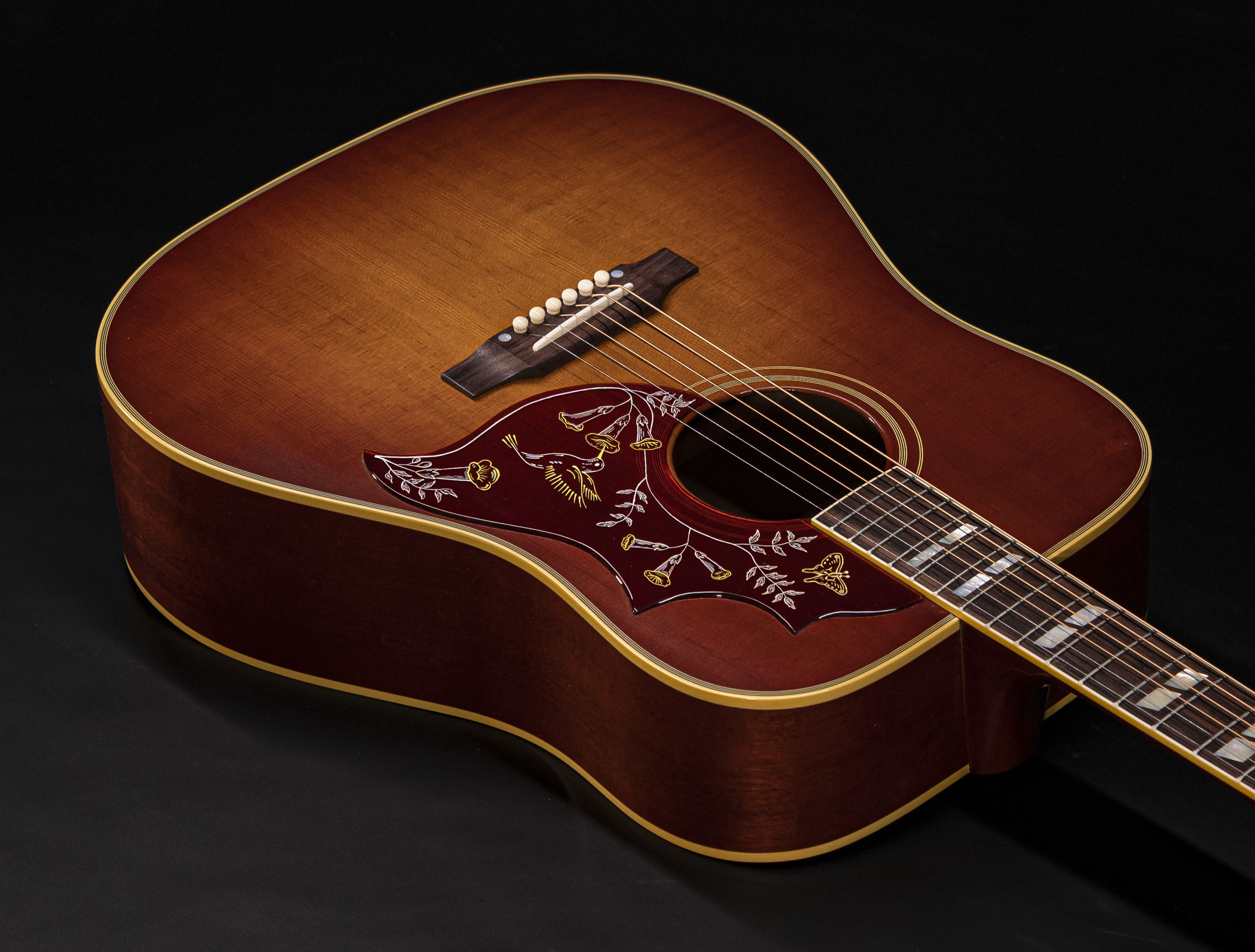 Show gallery (20 images) a10-5478 gibson-hummingbird-1960-historic-heritage-cherry-sunburst