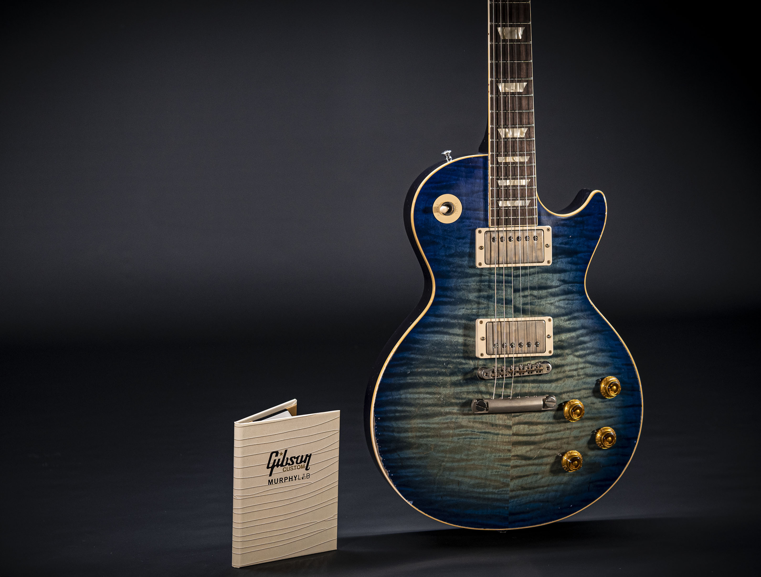 Gibson Les Paul 1959 70th Anniversary Murphy Lab Heavy Aged Indigo Blue Burst