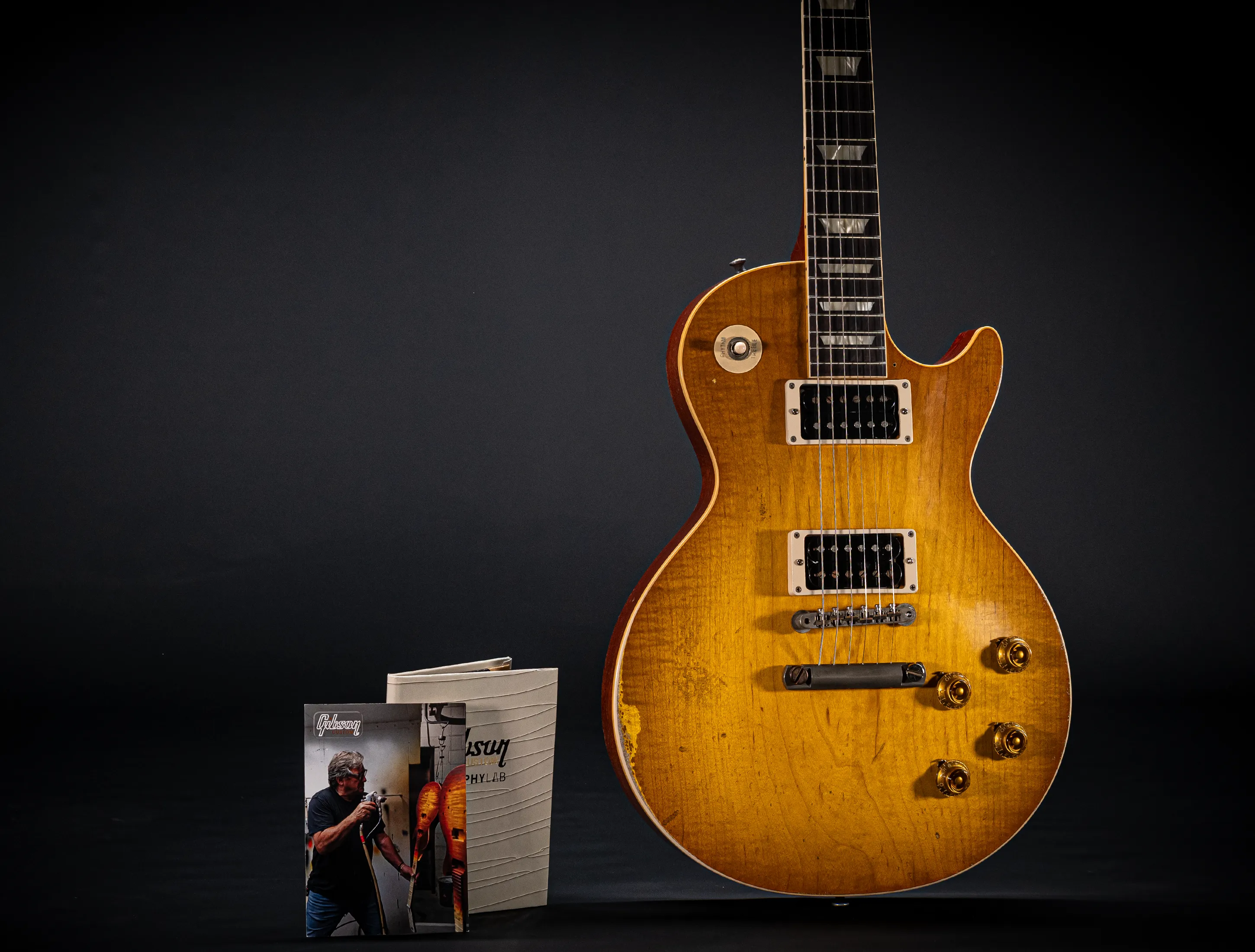 Gibson Les Paul 1958 Standard "InSaul" ONE Duncan Slash Murphy Lab Ultra Heavy Heavy Aged