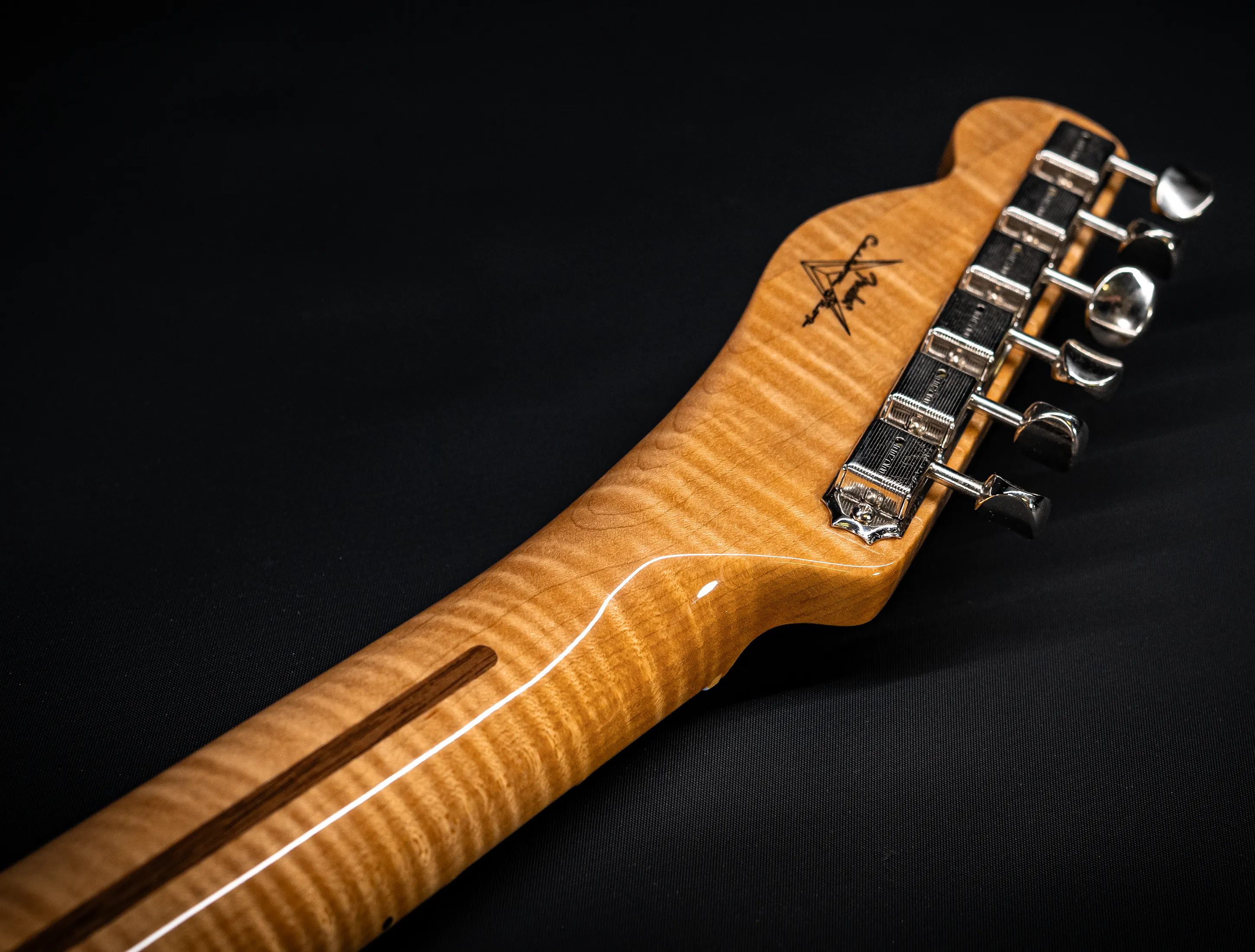 a175680-Fender-MBD- Limited-1952-Humbucker-Telecaster-Timeless-NOS-flame-Neck-Aged-Butterscotch-Blonde-