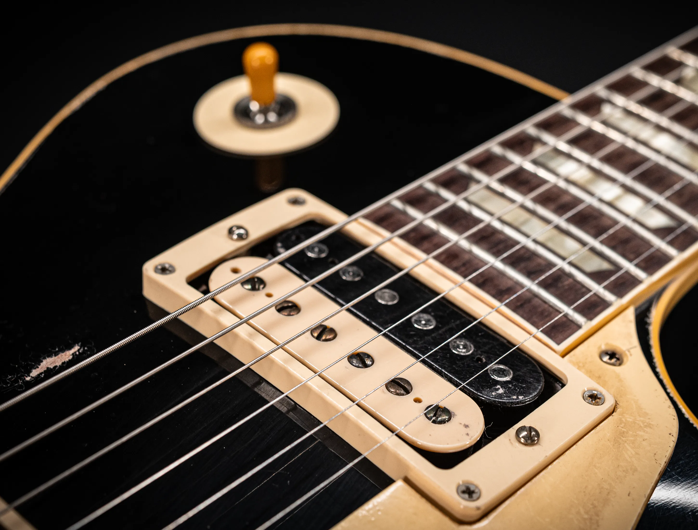Gibson Les Paul 1958 Standard Murphy Lab Heavy Aged - Factory Black
