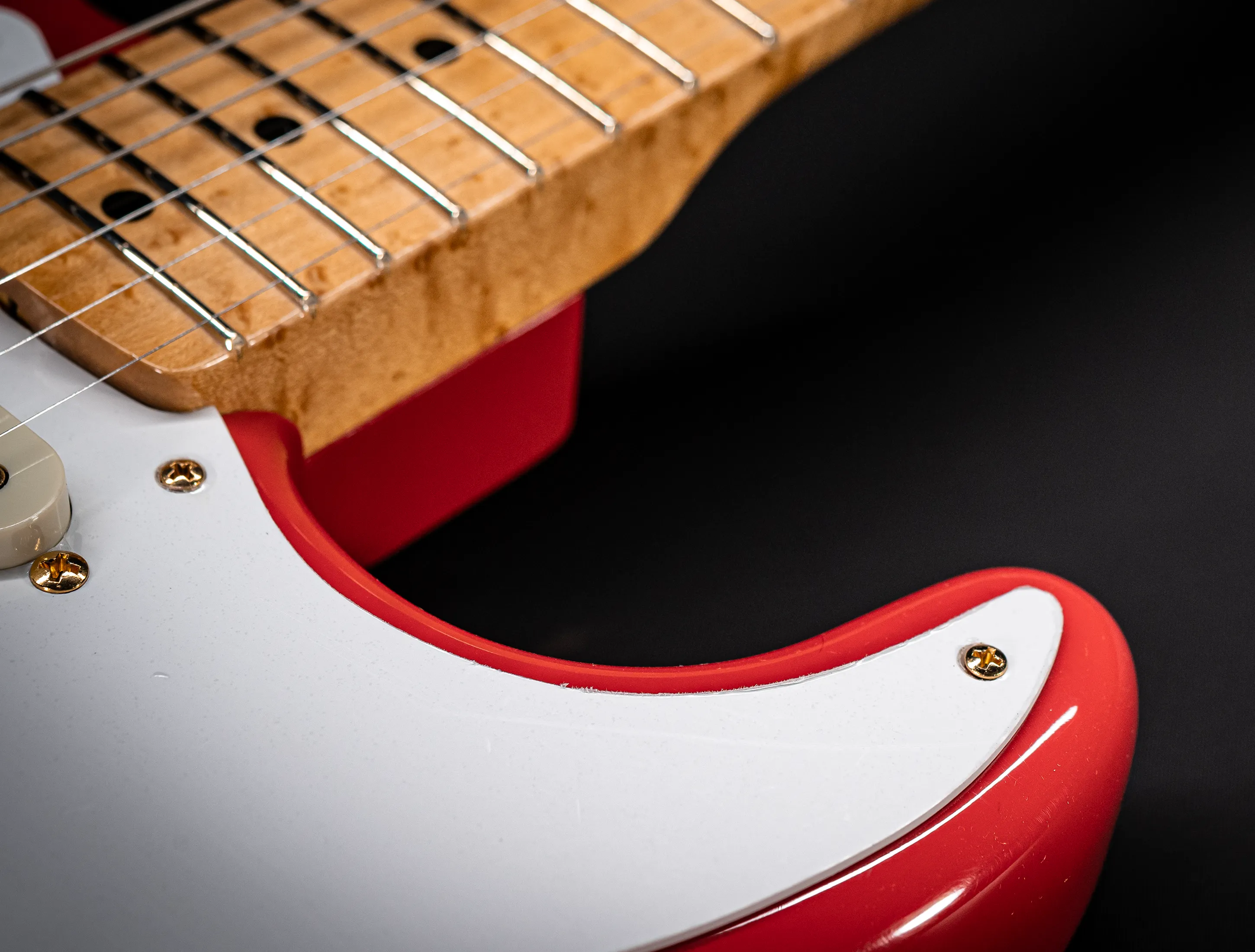 Fender 1959 Limited Stratocaster NOS Birdseye Neck Gold Hardware - Fiesta Red