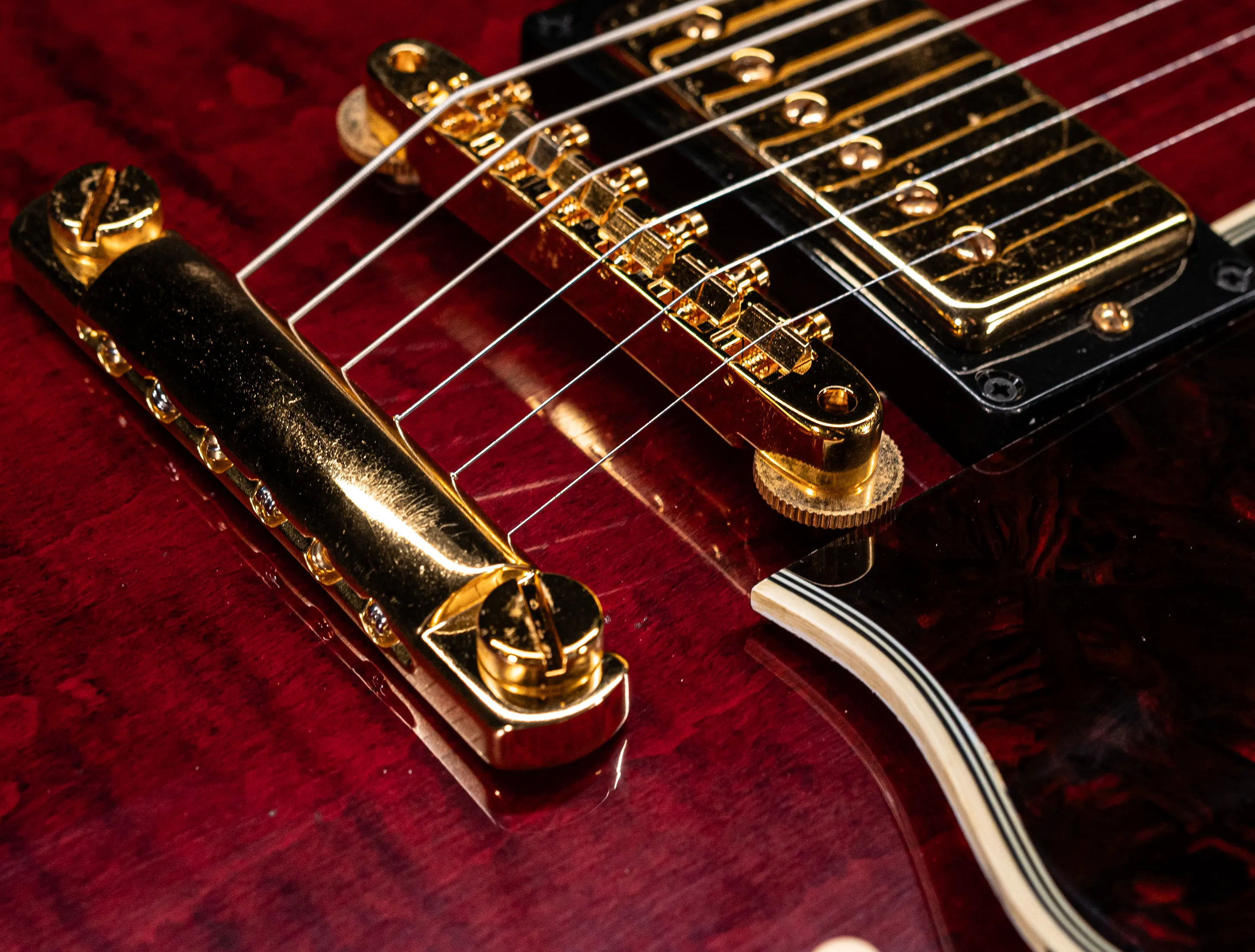 Gibson ES-355 1959 Custom Shop Murphy Lab Ultra Light Aged Figured Maple - Viking Red