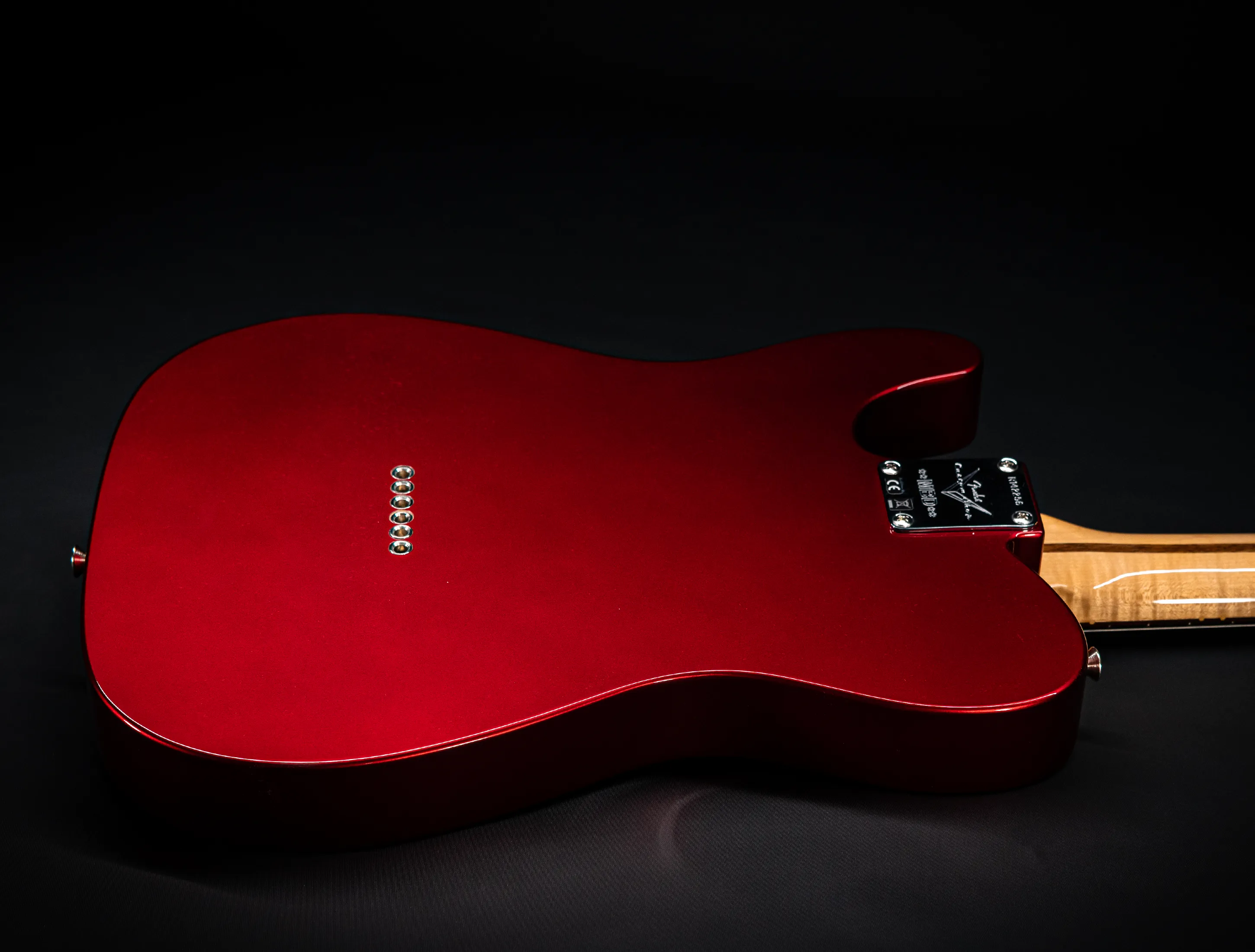 Fender MBD 1963 Telecaster Timeless NOS flame Neck - Candy Apple Red