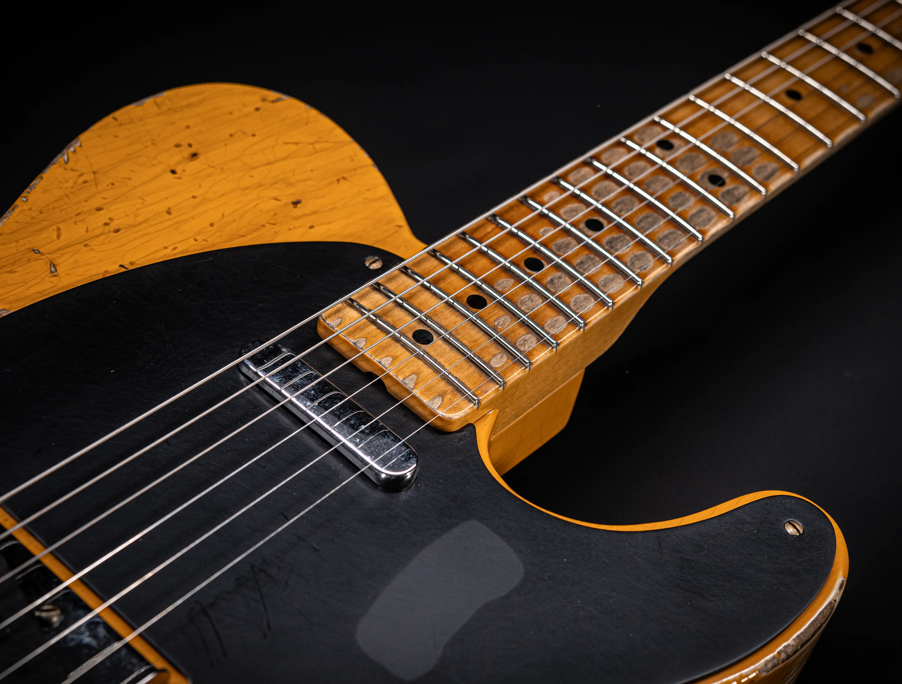 Fender MBD 1952 Telecaster Heavy Relic 1pc Ash Body - Butterscotch Blonde