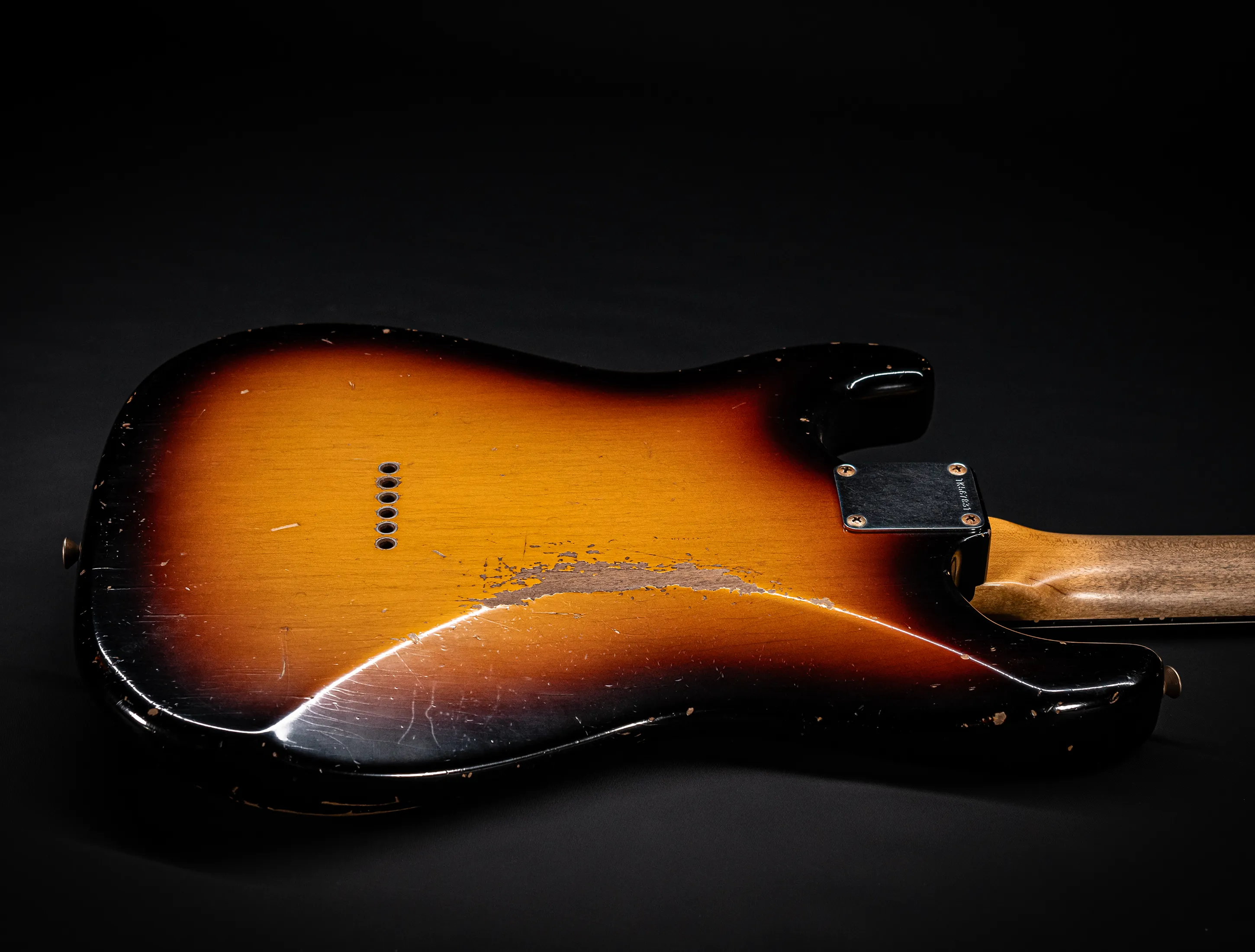 Fender Senior Masterbuilt Todd Krause 1963 Hardtail Humbucker Stratocaster Relic - Sunburst