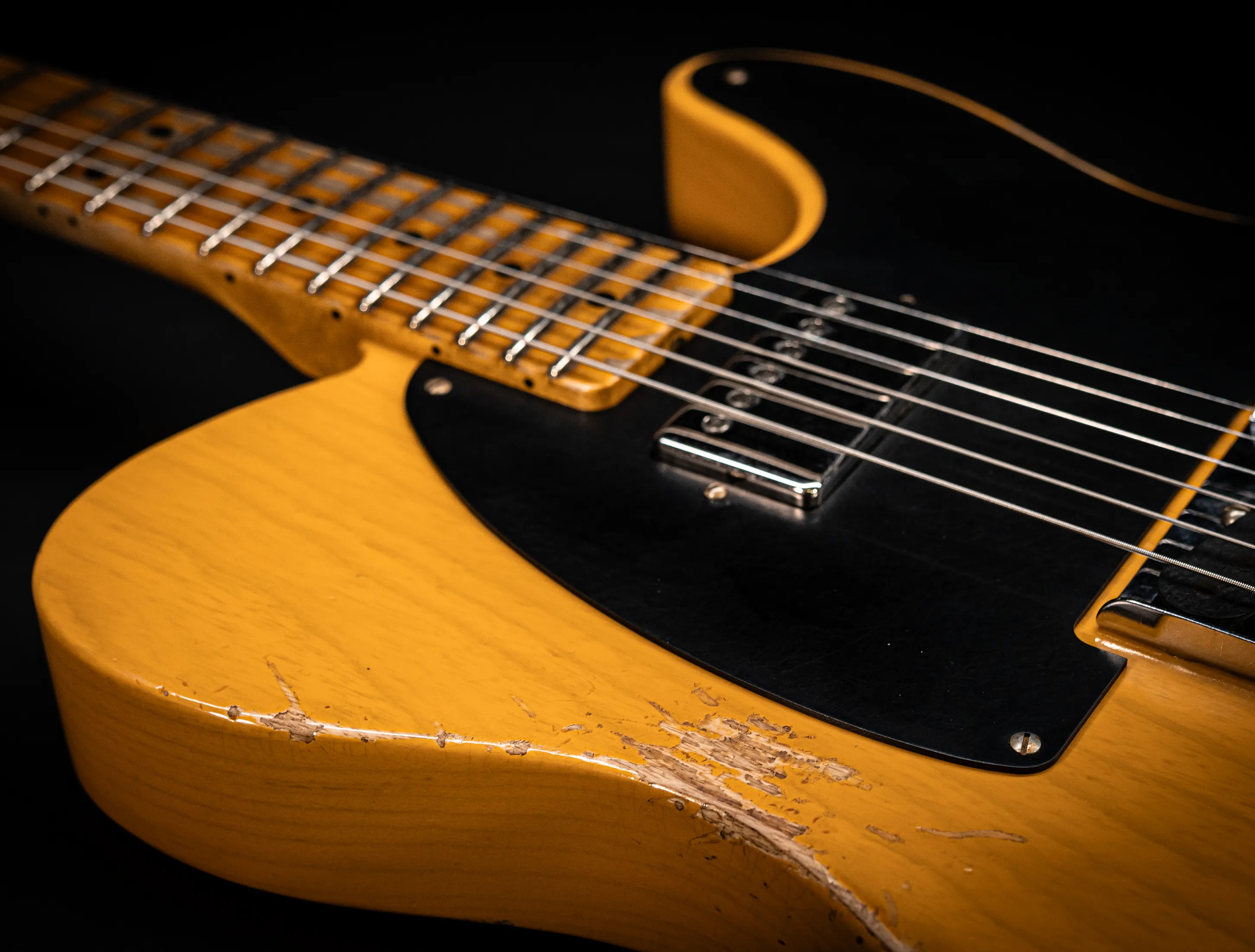 a173257Fender MBD Limited 1952 Humbucker Telecaster Heavy Relic - Butterscotch Blonde Muikhaus-Hermann