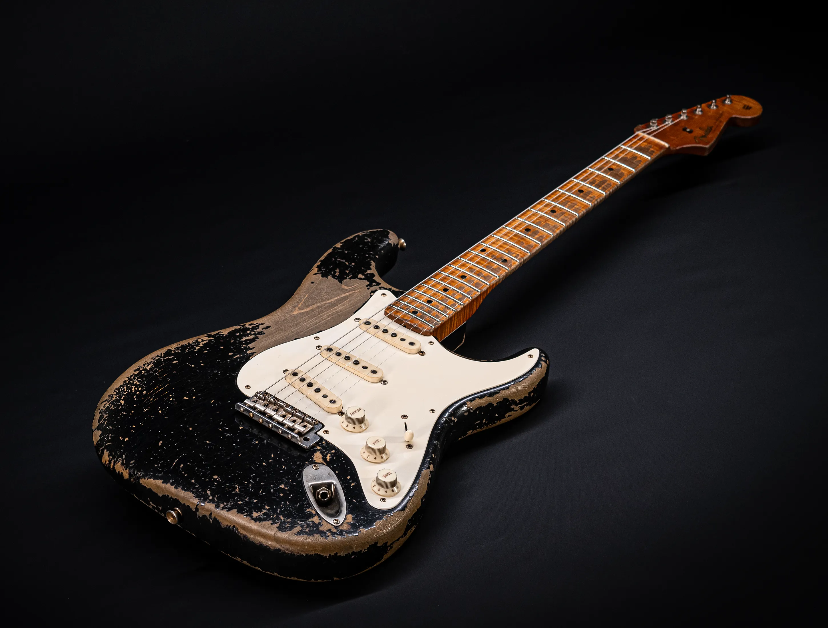 Fender Senior Masterbuilt Dale Wilson 1957 Stratocaster Heavy Relic - faded Black