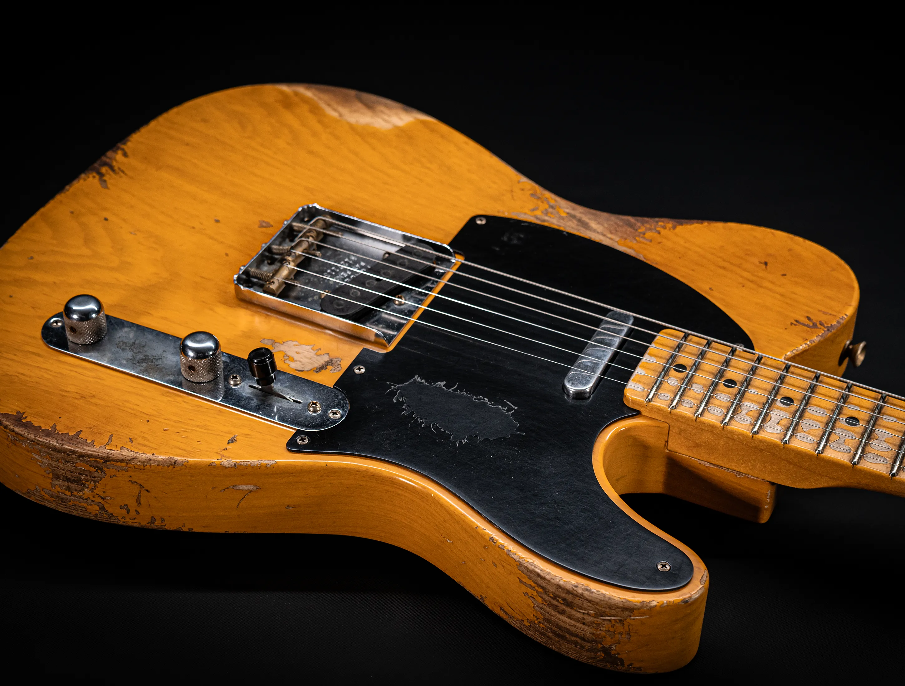 Fender Masterbuilt Kyle McMillin 1952 Telecaster Heavy Relic - 1pc Ash Butterscotch Blonde