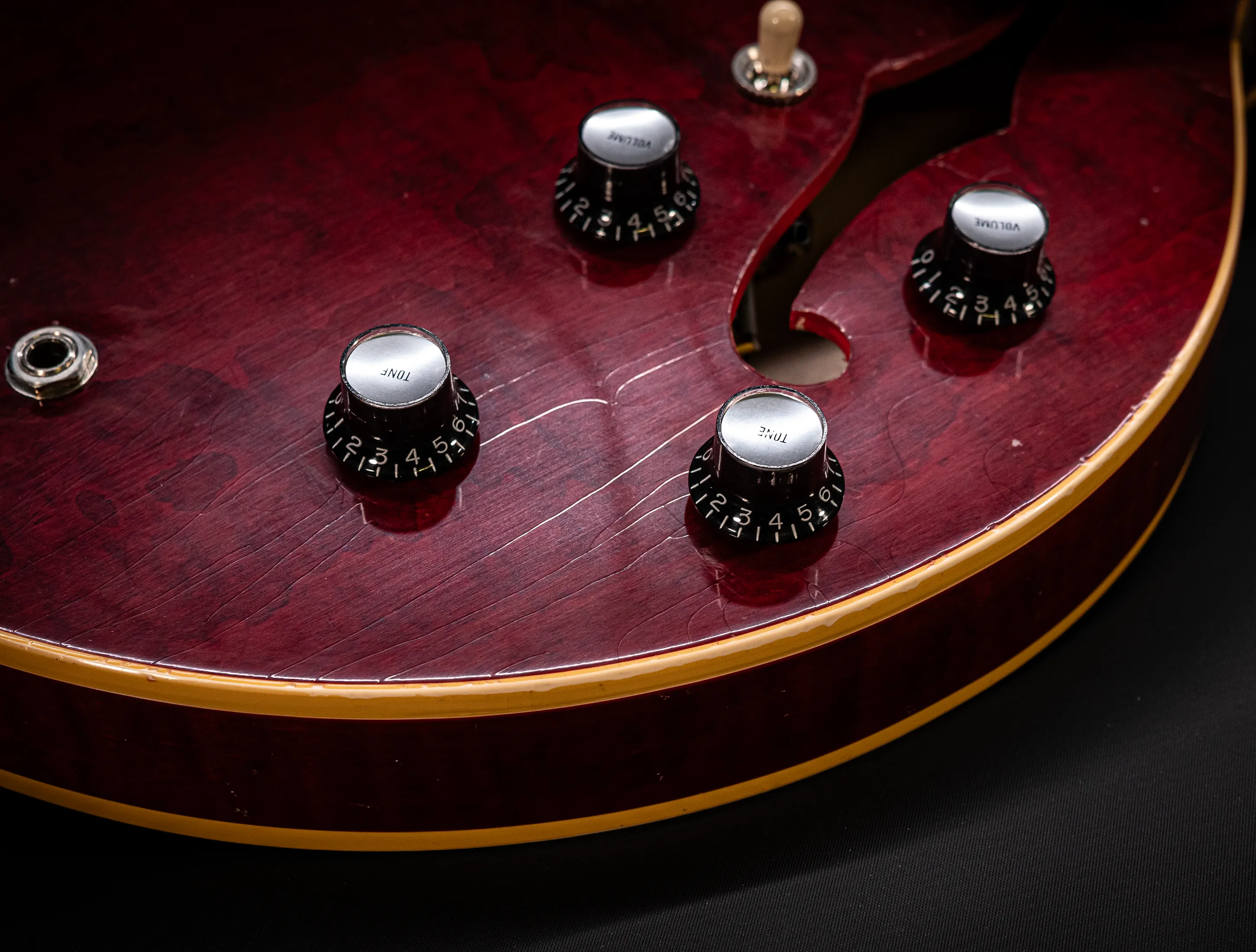a165206 Gibson ES-335 1964 Custom Shop Murphy Lab Light Aged Figured Maple - 60s Viking Red