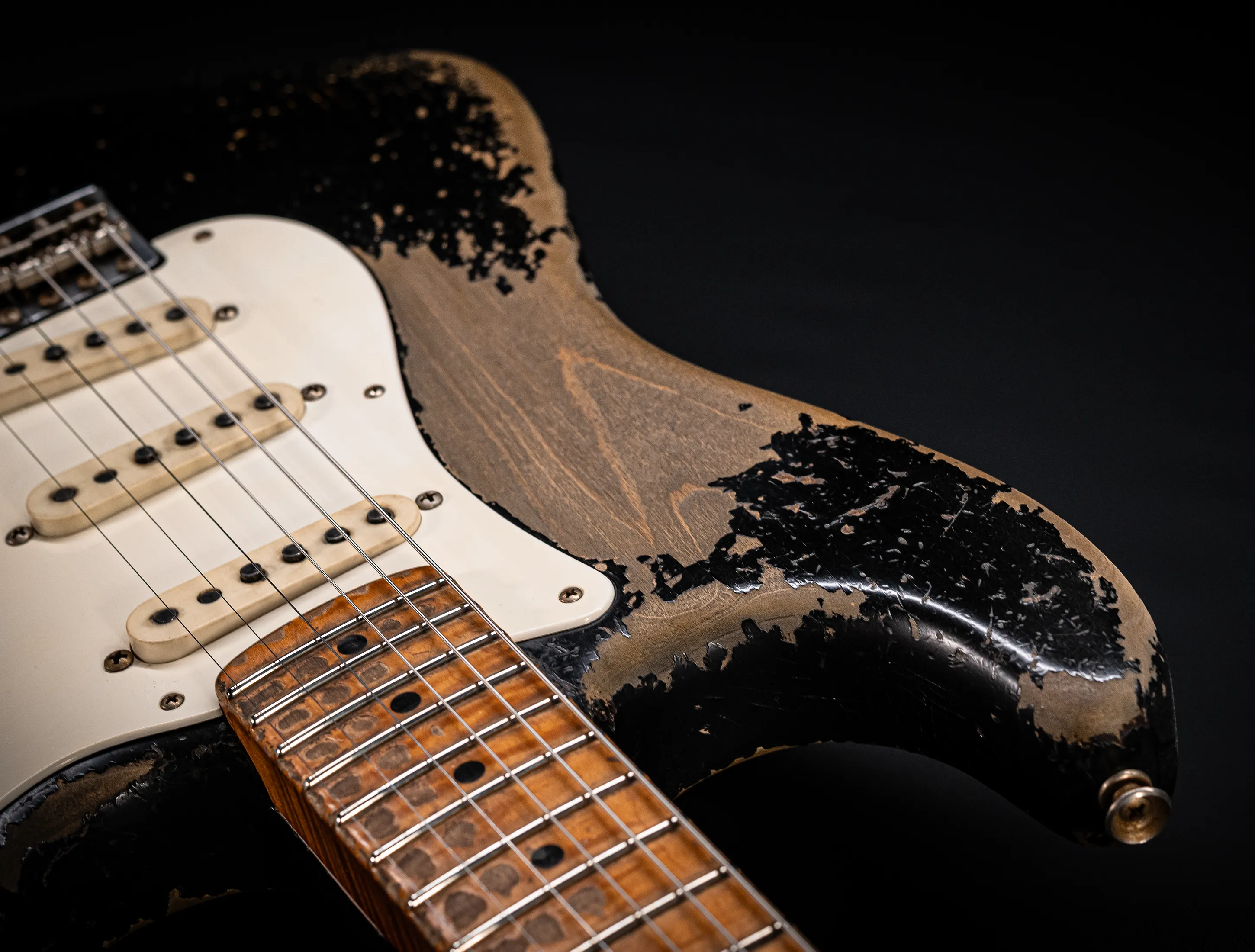 Fender Senior Masterbuilt Dale Wilson 1957 Stratocaster Heavy Relic - faded Black