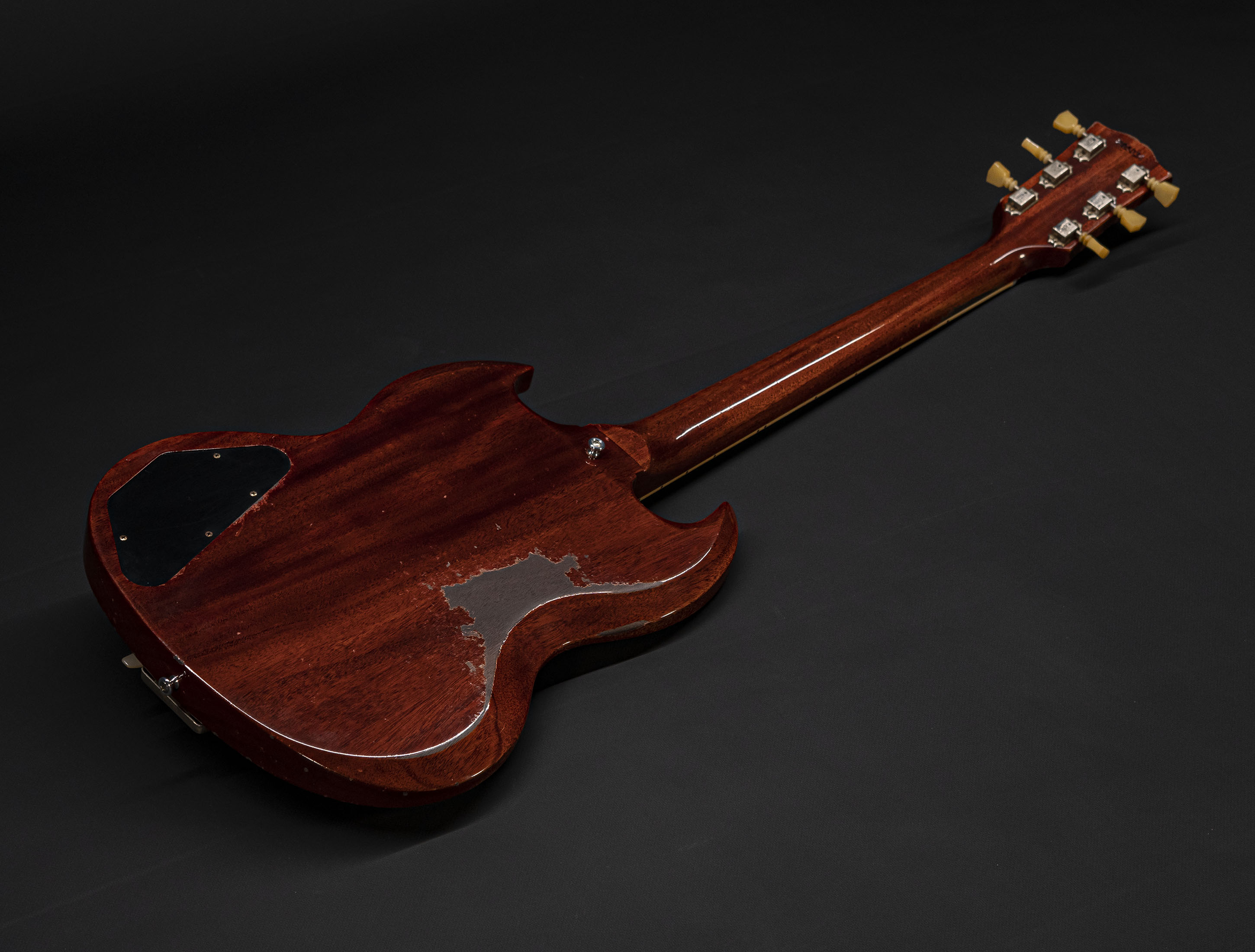 a123192-Gibson-SG-1964-Standard-Reissue-Maestro-Vibrola-Murphy-Lab-Heavy-Aged-Faded-Cherry a123192-gibson-sg-1964-standard-reissue-maestro-vibrola-murphy-lab-heavy-aged-faded-cherry