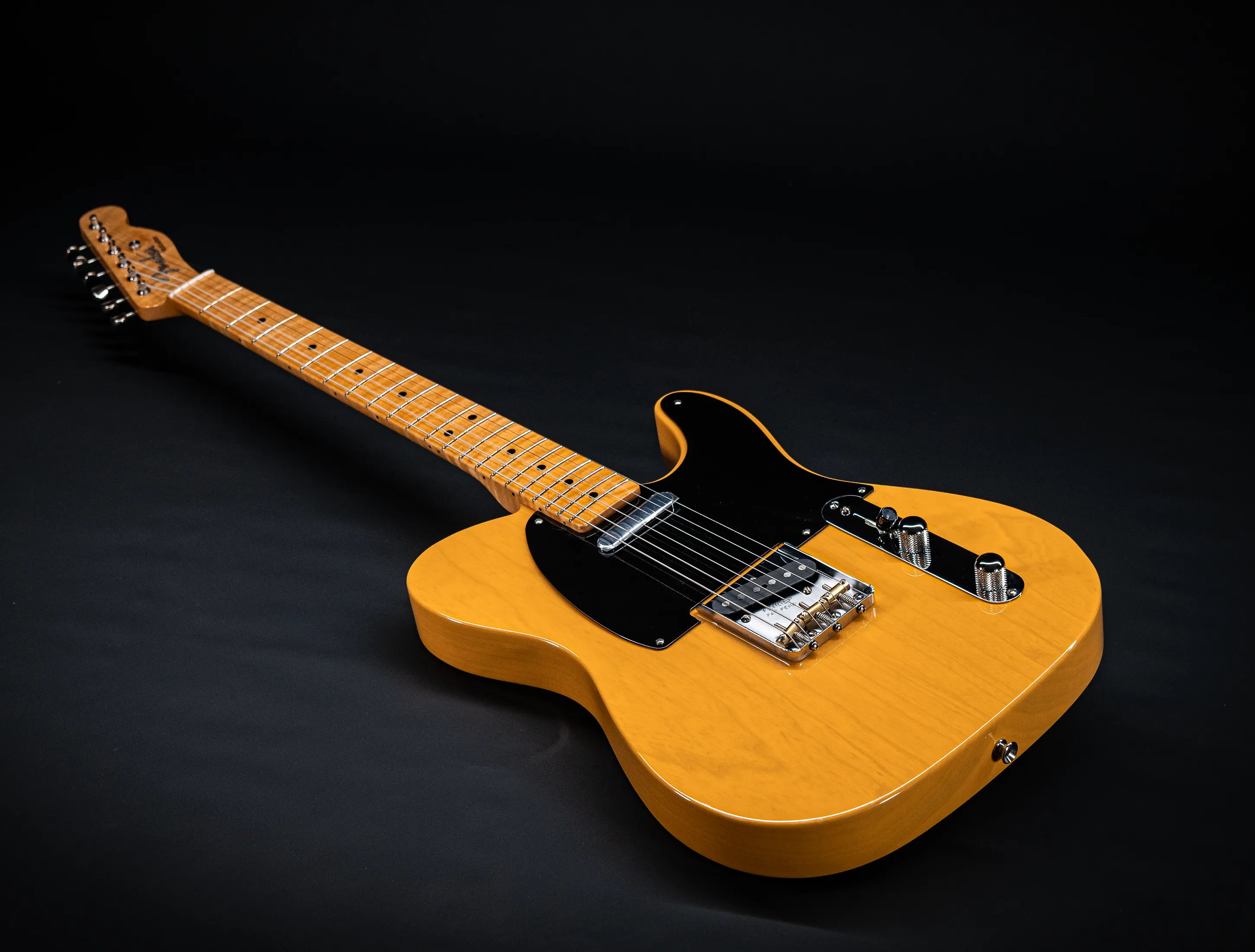 Fender MBD 1952 Telecaster GLOSS NOS flame Neck - Butterscotch Blonde