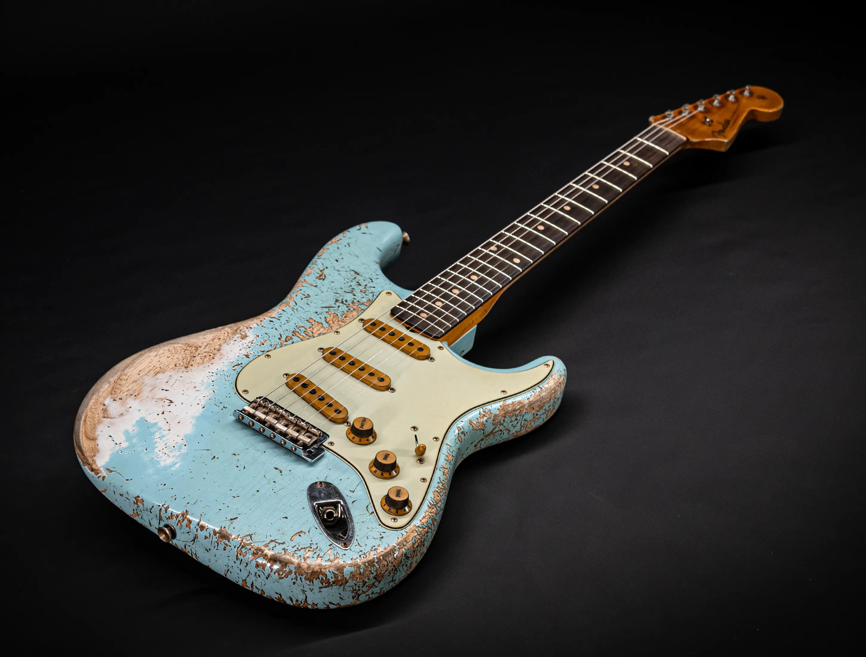 Fender MBD II 1962 Stratocaster MIDAS Super Heavy Relic - ASH Body Daphne Blue