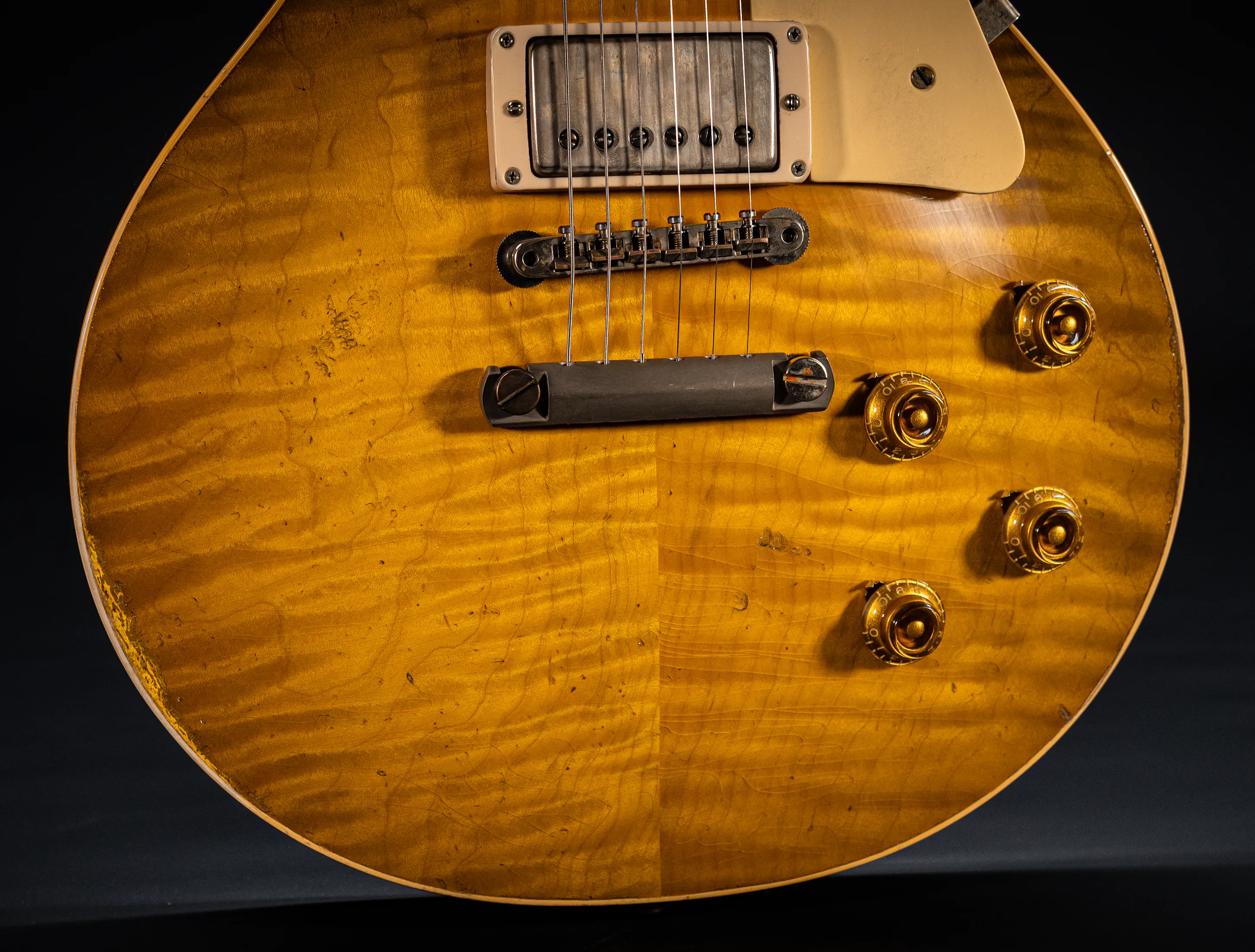 a172390 Gibson Les Paul 1959 Reissue Murphy Lab Heavy Aged Green Lemon Fade Musikhaus-Hermann