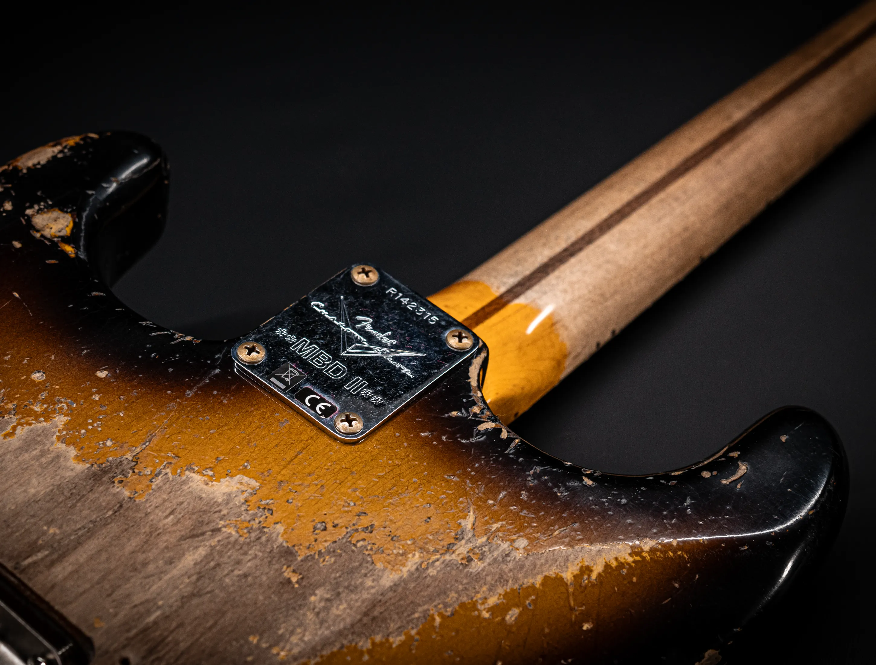 Fender MBD II 1956 FLOYD ROSE Stratocaster MIDAS Super Heavy Relic - Sunburst
