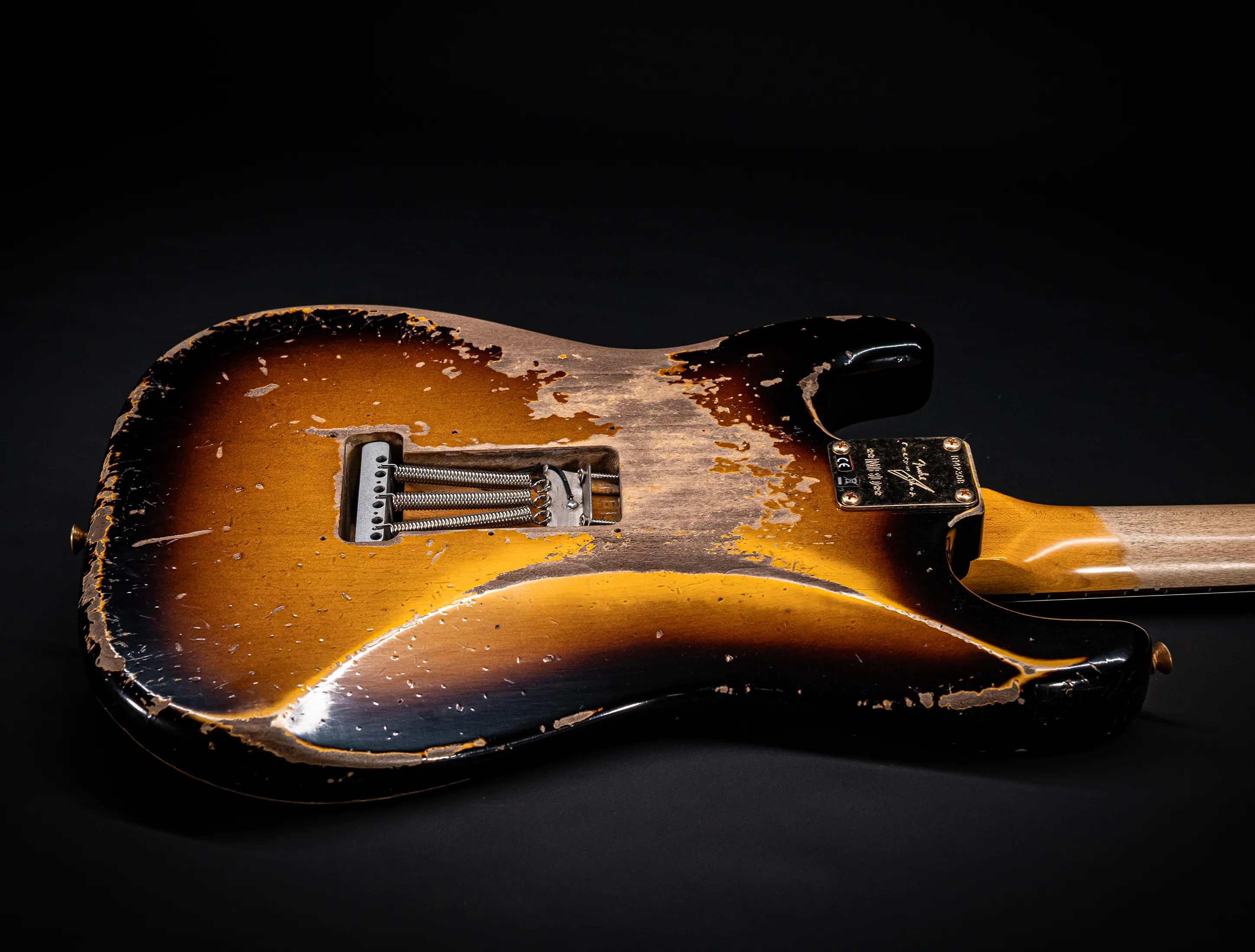 Fender MBD II 1962 Humbucker Stratocaster MIDAS Super Heavy Relic - ALDER Body Sunburst