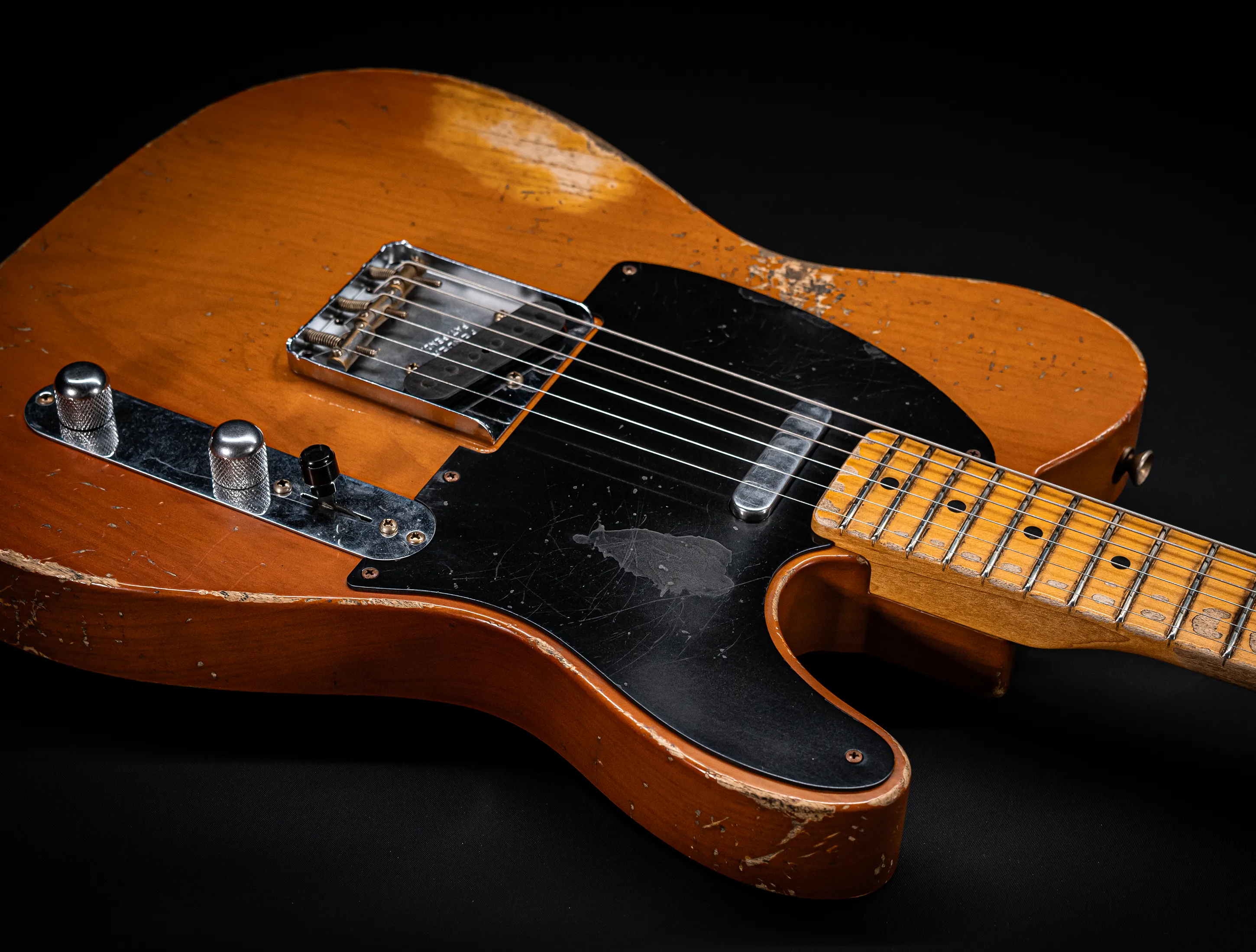 Fender Senior Masterbuilt Jason Smith 1952 Telecaster Super Heavy Relic - 1pc Ash Butterscotch Blonde