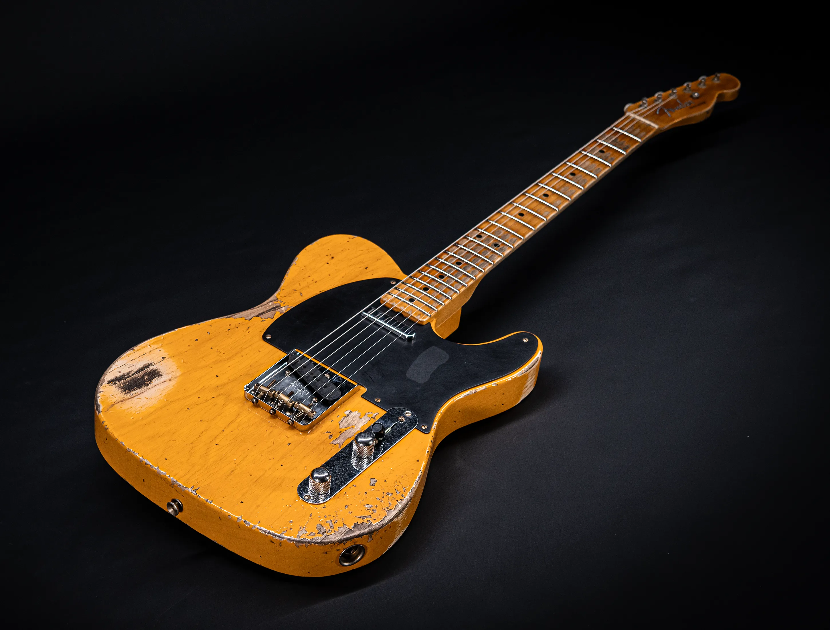 Fender MBD 1952 Telecaster Heavy Relic 1pc Ash Body - Butterscotch Blonde
