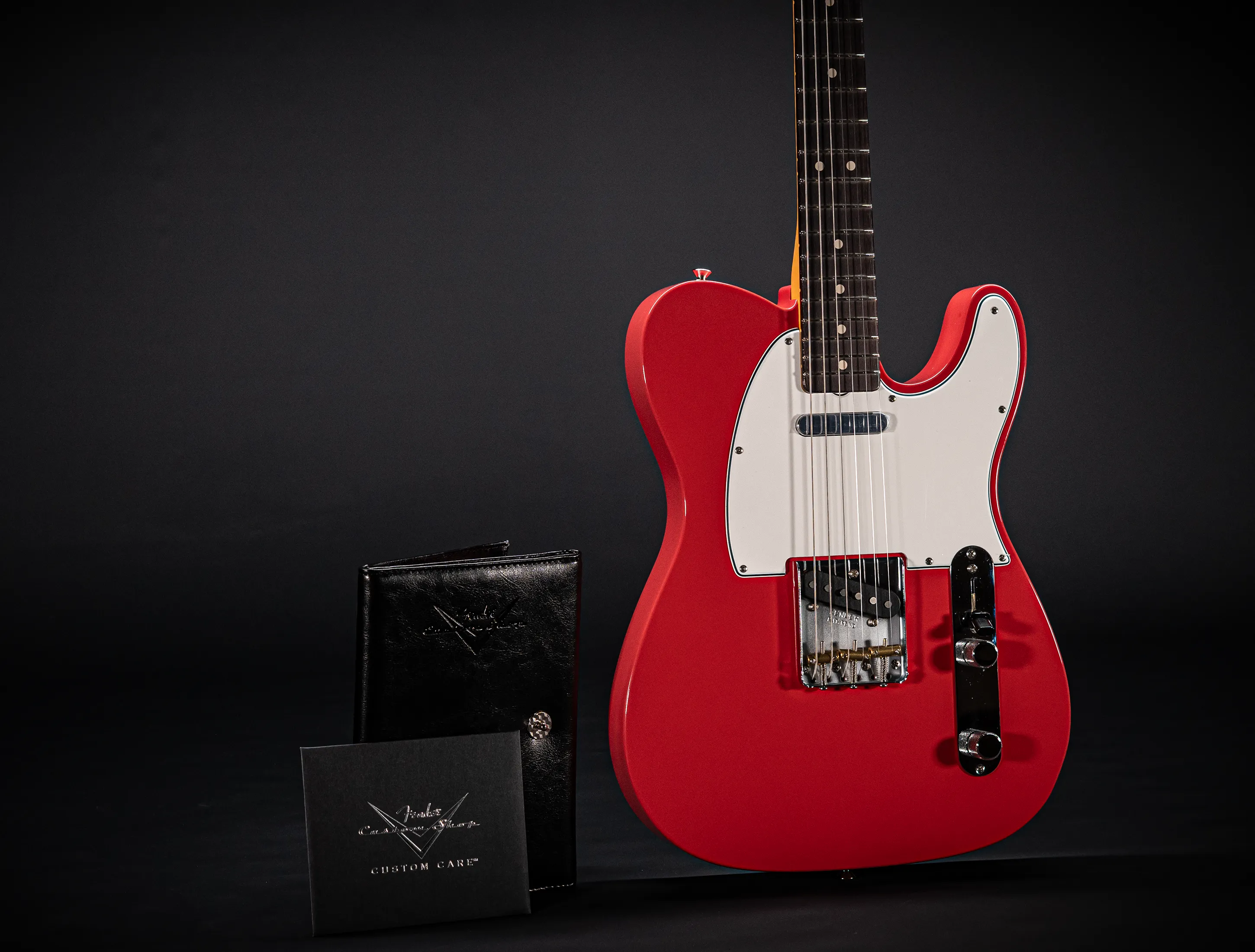 Fender MBD 1963 Telecaster Timeless NOS flame Neck - Fiesta Red