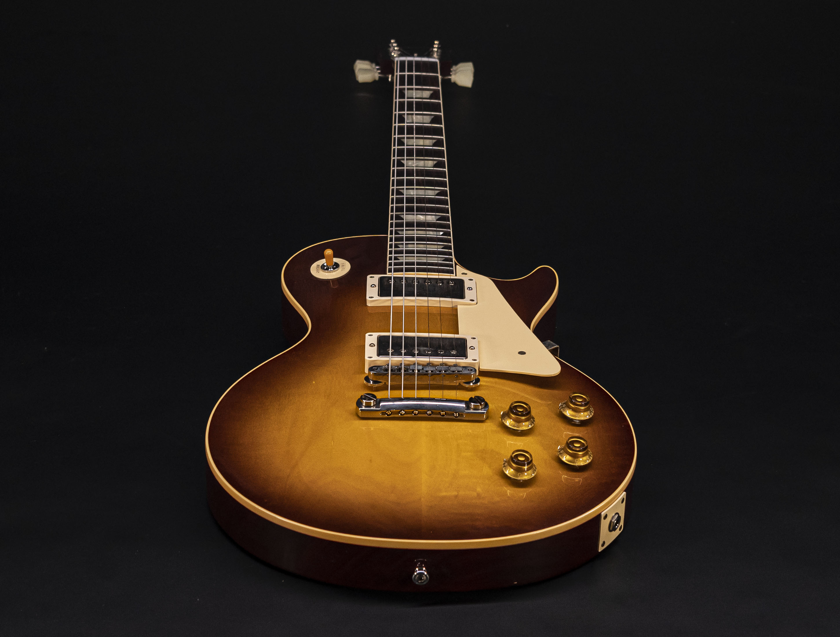 Show gallery (21 images) a10-6900 gibson-les-paul-1958-standard-reissue-vos-iced-tea-burst