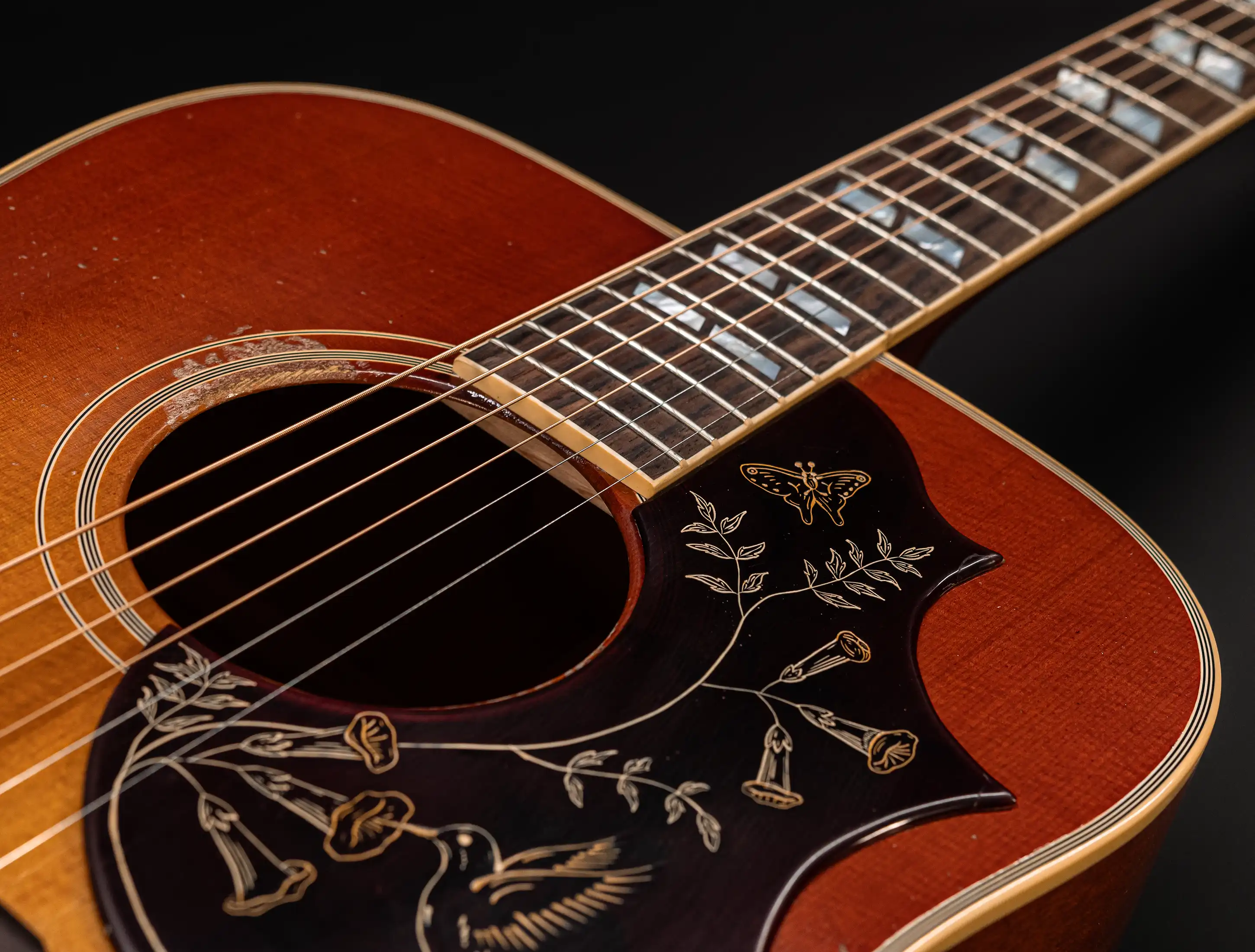 a155266 Gibson 1960 Hummingbird Murphy Lab Light Aged