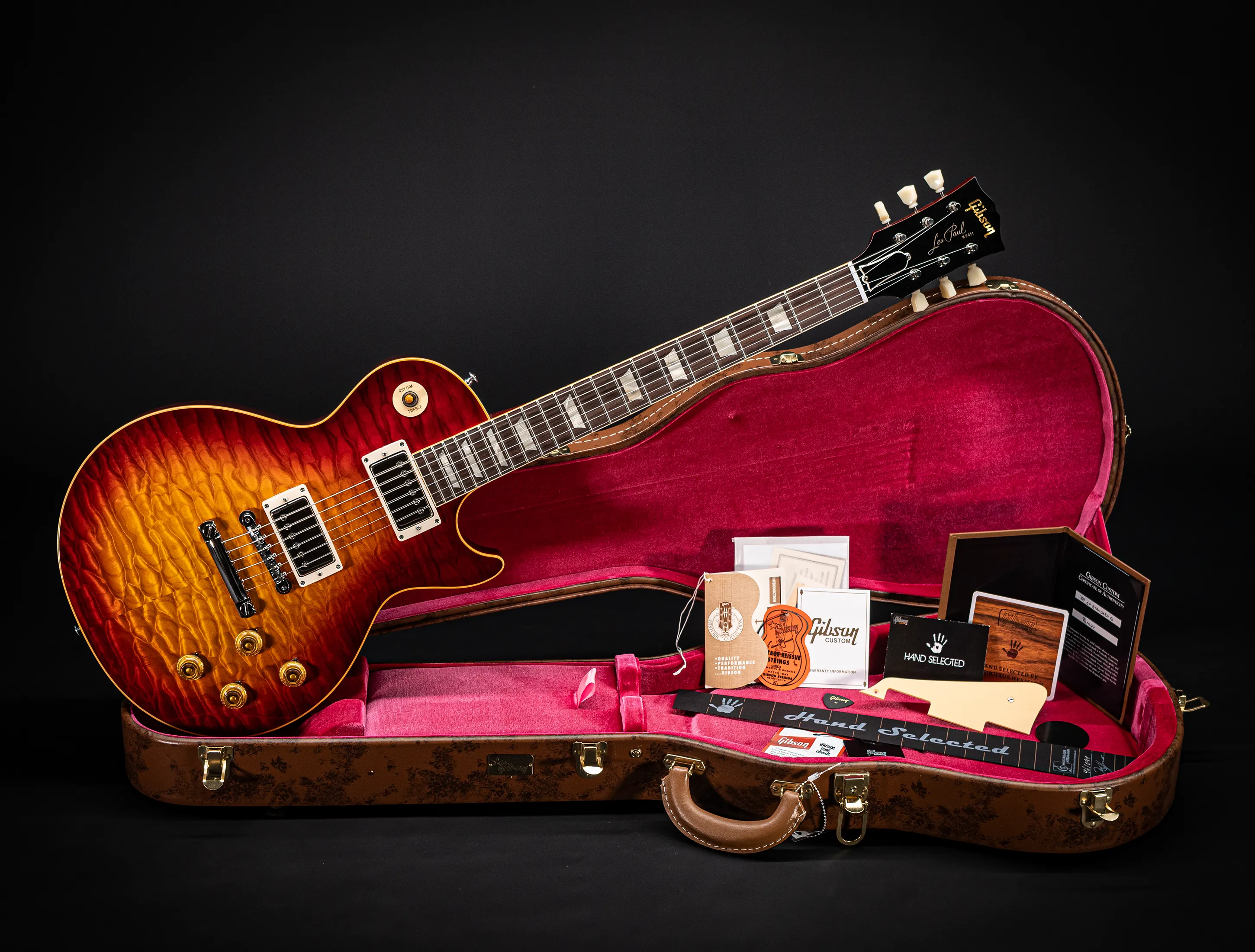Gibson Les Paul 1959 Reissue MASTER GRADE 5A-Quilt Maple Top - GLOSS "Factory Special"