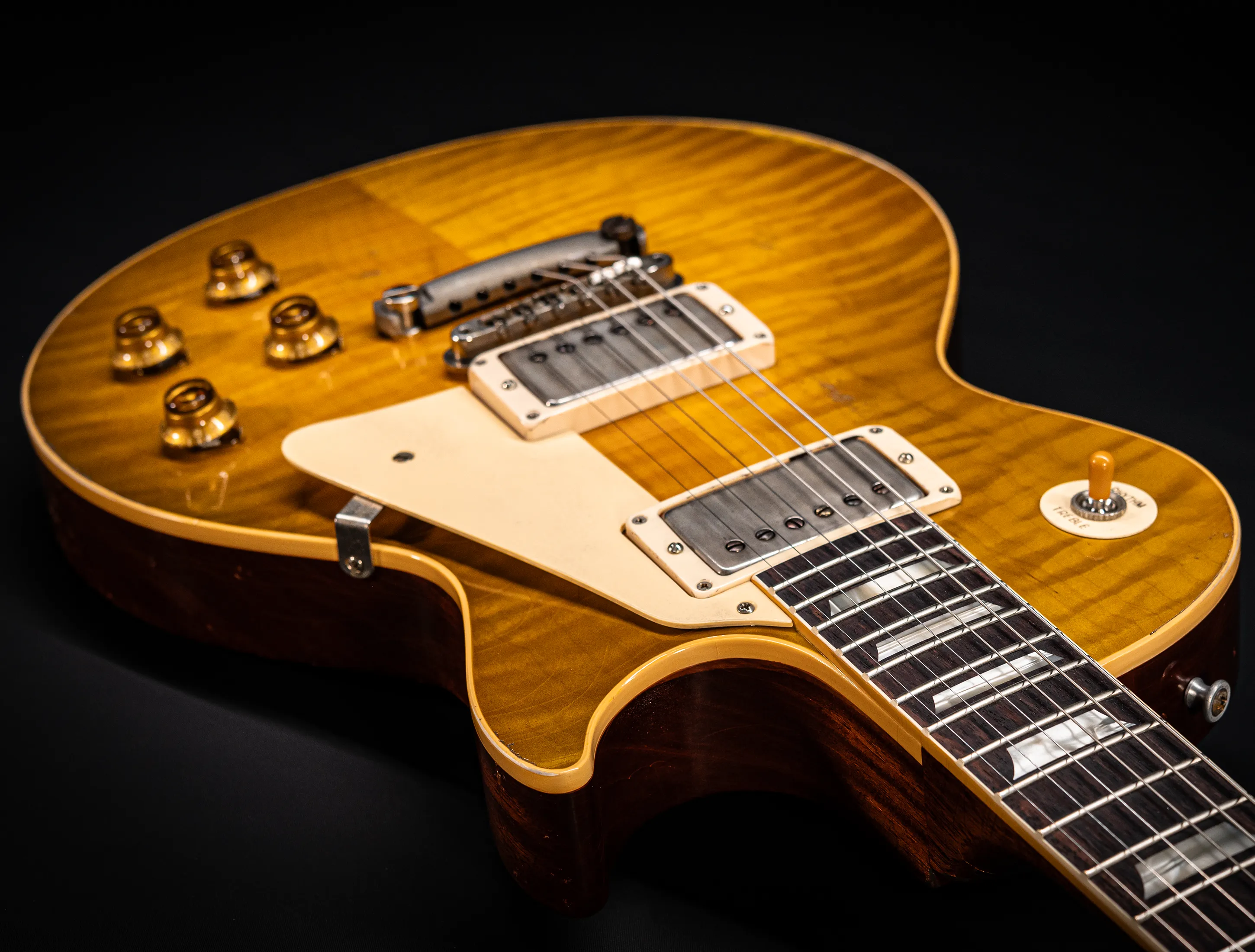 a172376 Gibson Les Paul 1959 Reissue Murphy Lab Heavy Aged Green Lemon Fade Musikhaus-Hermann
