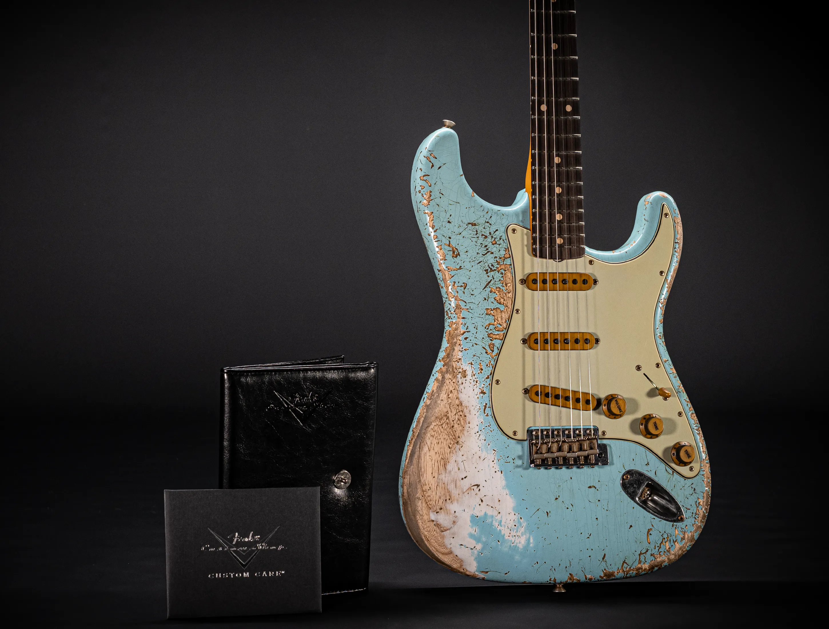 Fender MBD II 1962 Stratocaster MIDAS Super Heavy Relic - ASH Body Daphne Blue