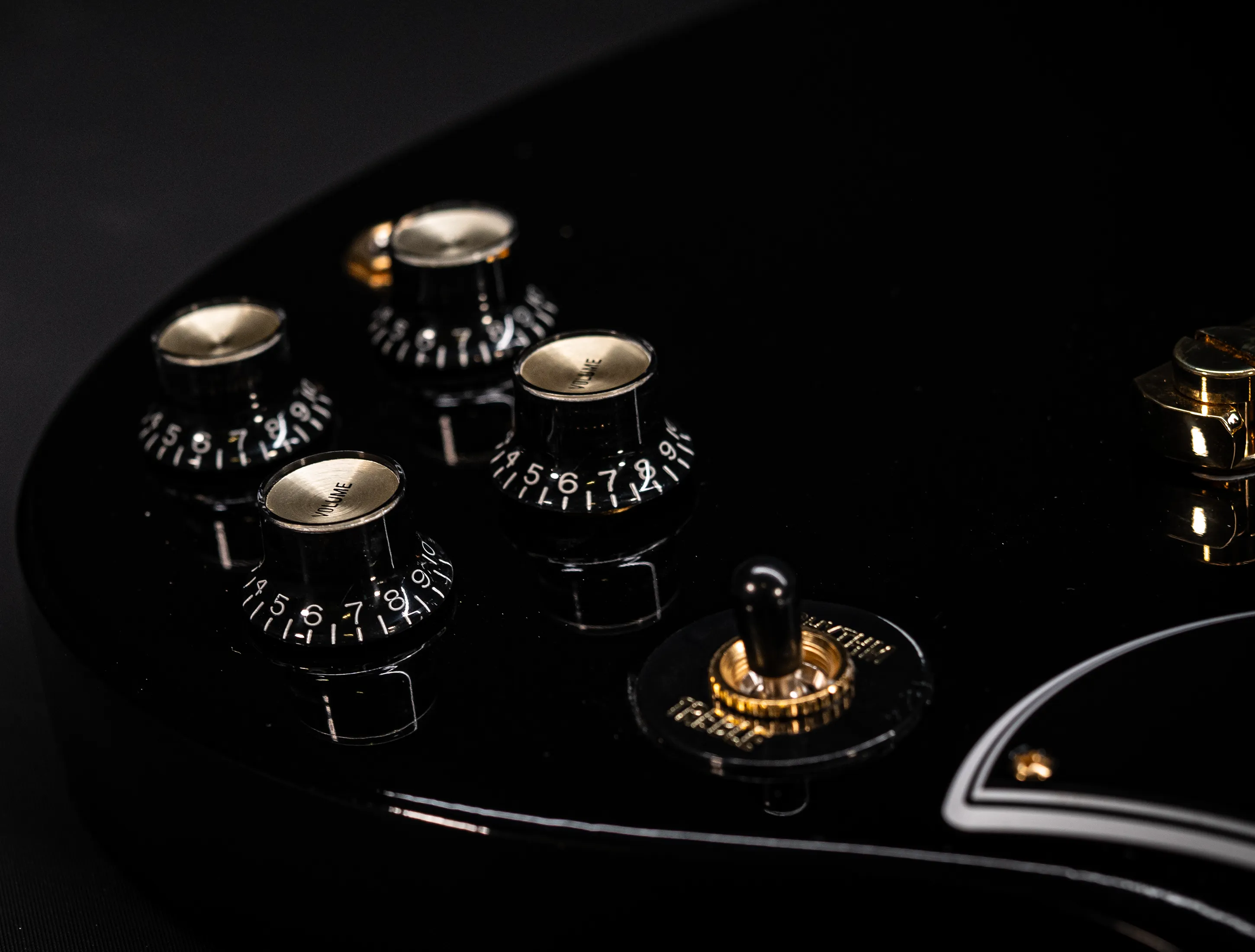 a164378 Gibson SG Custom 2 Pickup GLOSS Ebony