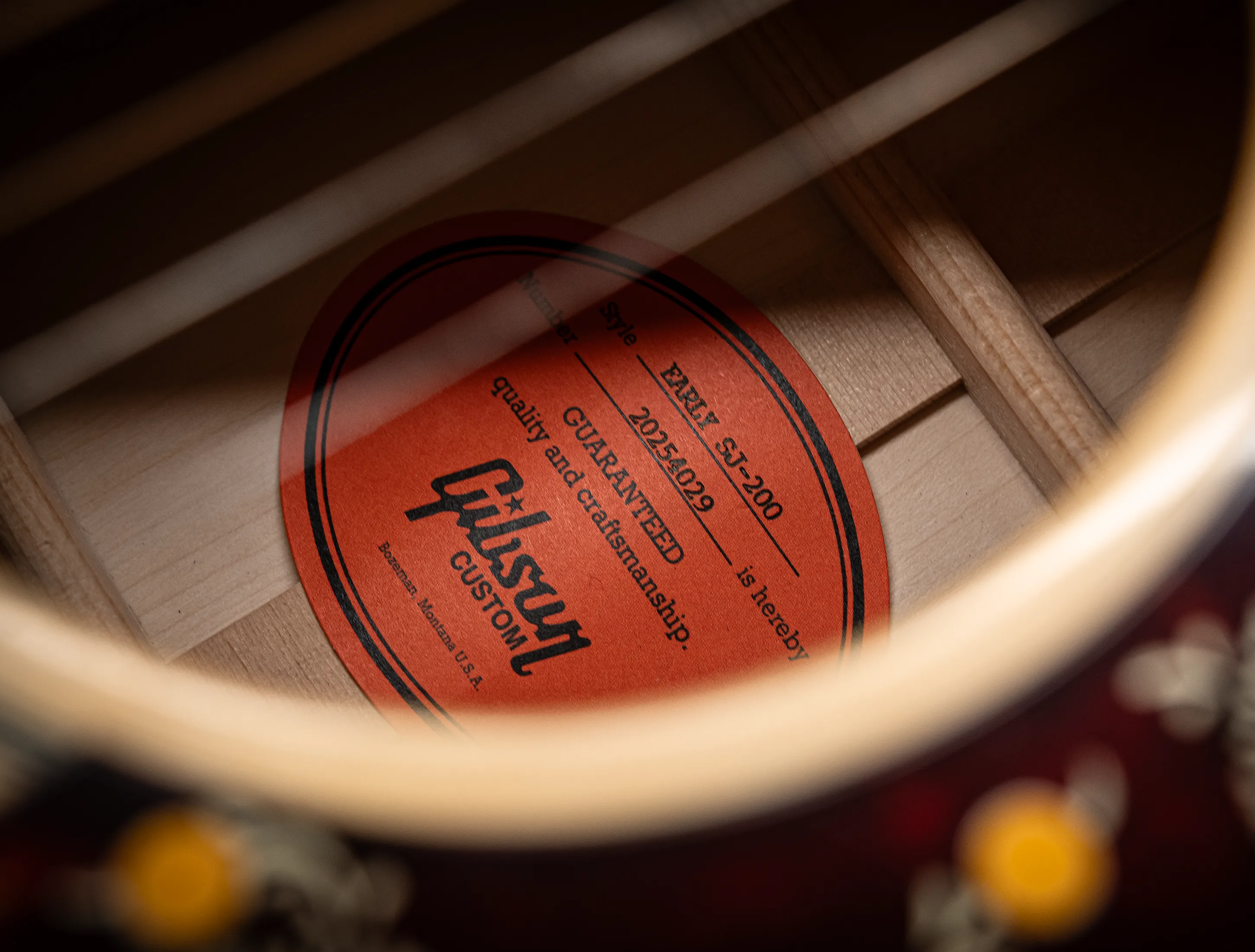 Show gallery (32 images) a162584 Gibson SJ-200 EARLY 50`s Golden Era Custom Shop Adirondack - Vintage Natural