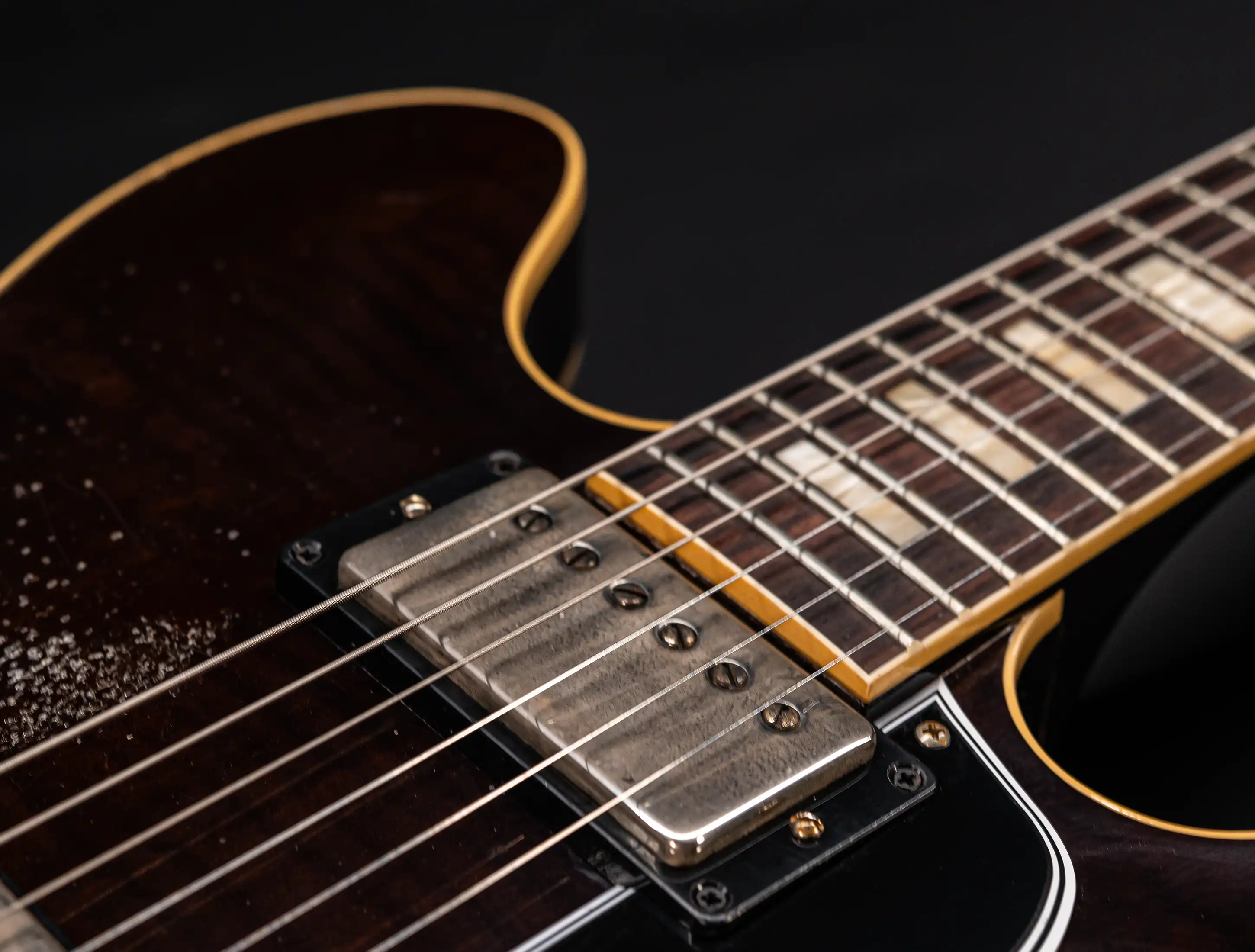 a154395 Gibson-ES-335-1964-Custom-Shop-Murphy-Lab-Heavy-Aged-Figured-Maple-Antique-Walnut-Stain