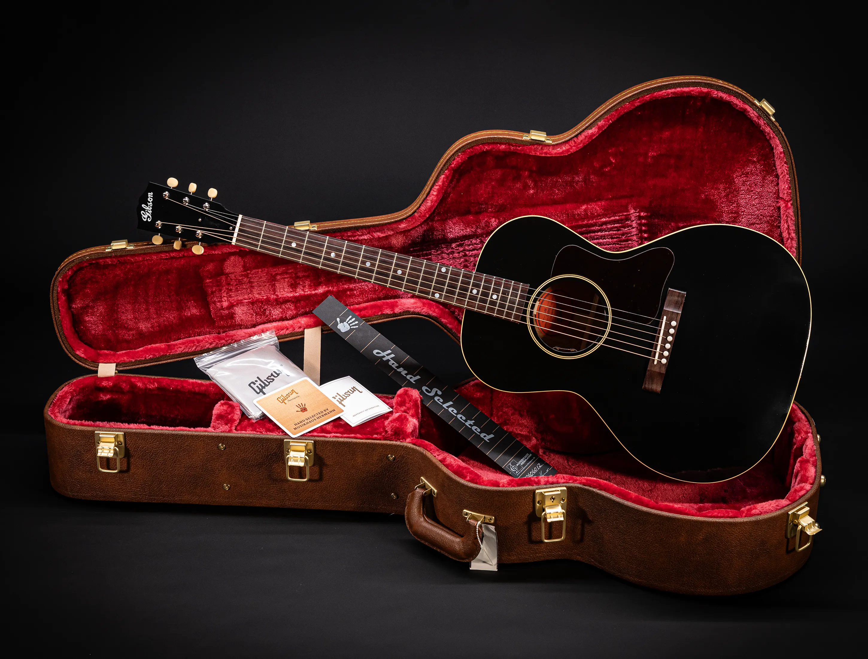 Galerie anzeigen (22 Bilder) a164463 Gibson L-00 Original Ebony